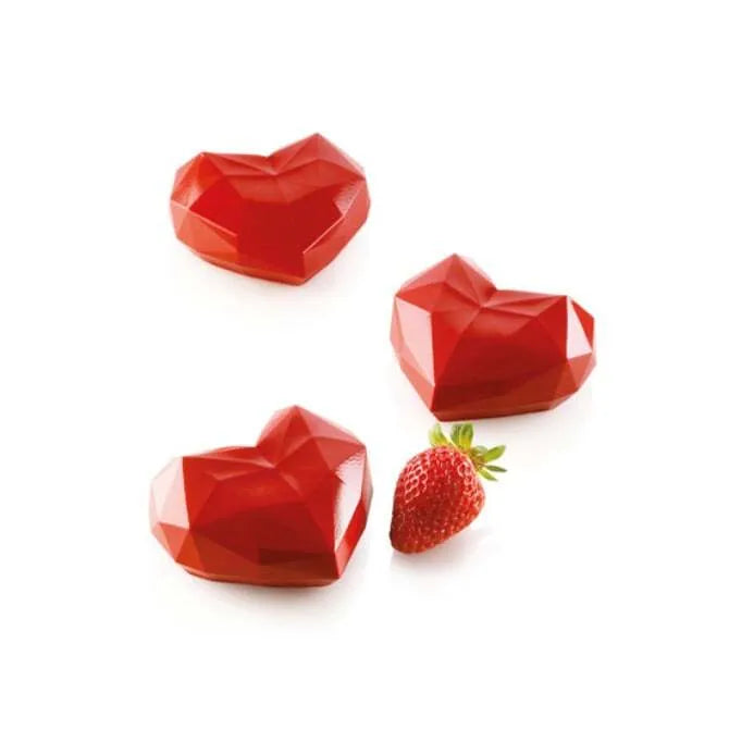 Amorini Origami 110 Silicone Mold with Cutter - 6 Different Shapes for DIY Resin Crafts, Soap Making, Chocolate Molds & Baking Decorations - Perfect for Home Decor, Gift Making & Party Favors