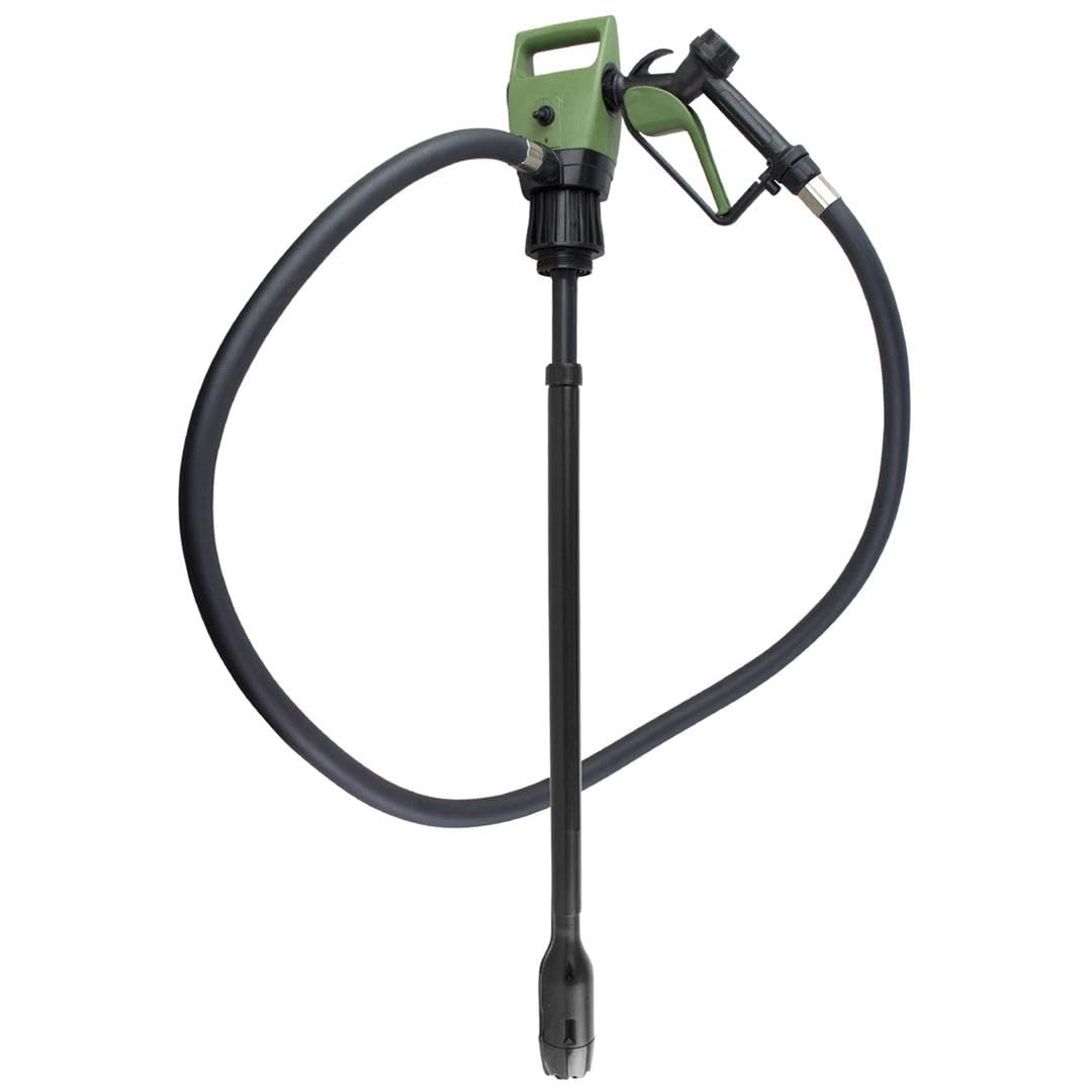 Tera Pump TREDRUM-T Electric Drum Pump Telescopic - Portable Liquid Transfer Pump for Oil, Fuel & Chemicals - Ideal for Industrial, Automotive & Marine Applications