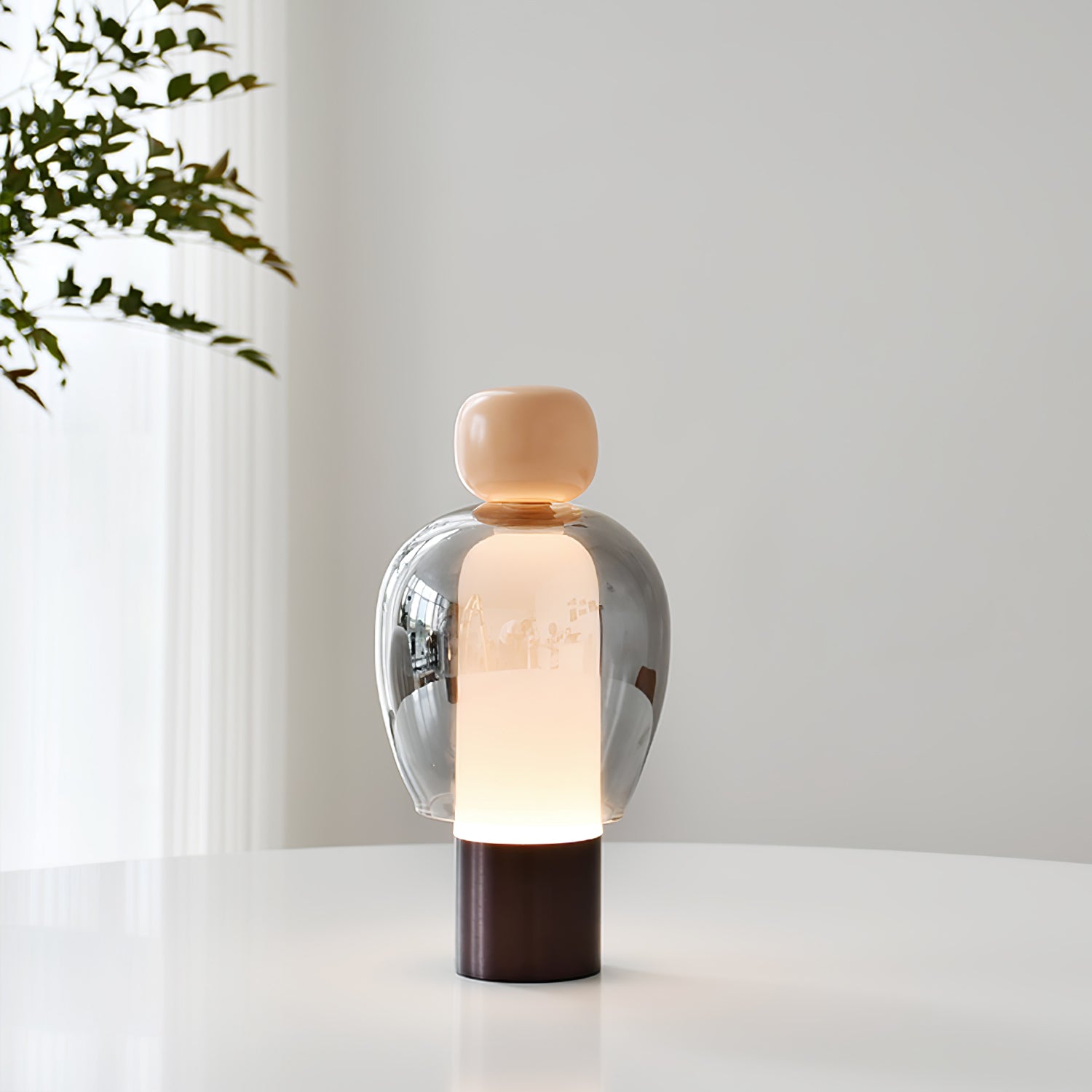 Lumina Joy Table Lamp - Modern LED Nightstand Lamp with Touch Control, Dimmable Warm White Light for Bedroom, Living Room, Office - Perfect for Reading, Relaxing & Decor