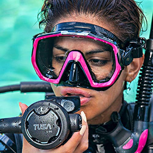TUSA M-1003 Freedom Elite Scuba Diving Mask - Premium Snorkeling & Scuba Gear for Clear Underwater Vision - Perfect for Ocean Adventures, Snorkeling Trips & Professional Diving