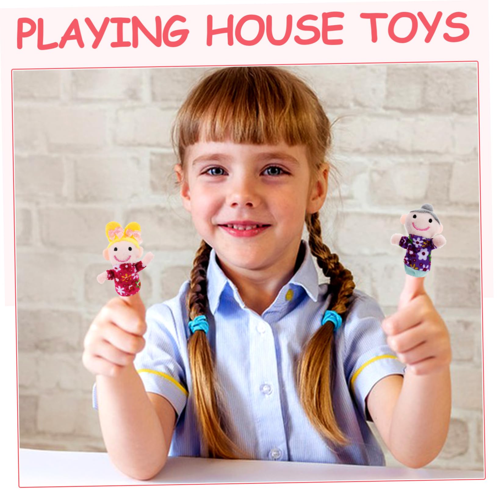 24-Piece Finger Puppet Set - Imaginative Hand Puppet Toys for Kids, Creative Fabric Finger Puppets for Storytelling & Play - Perfect for Classroom, Birthday Parties & Family Fun