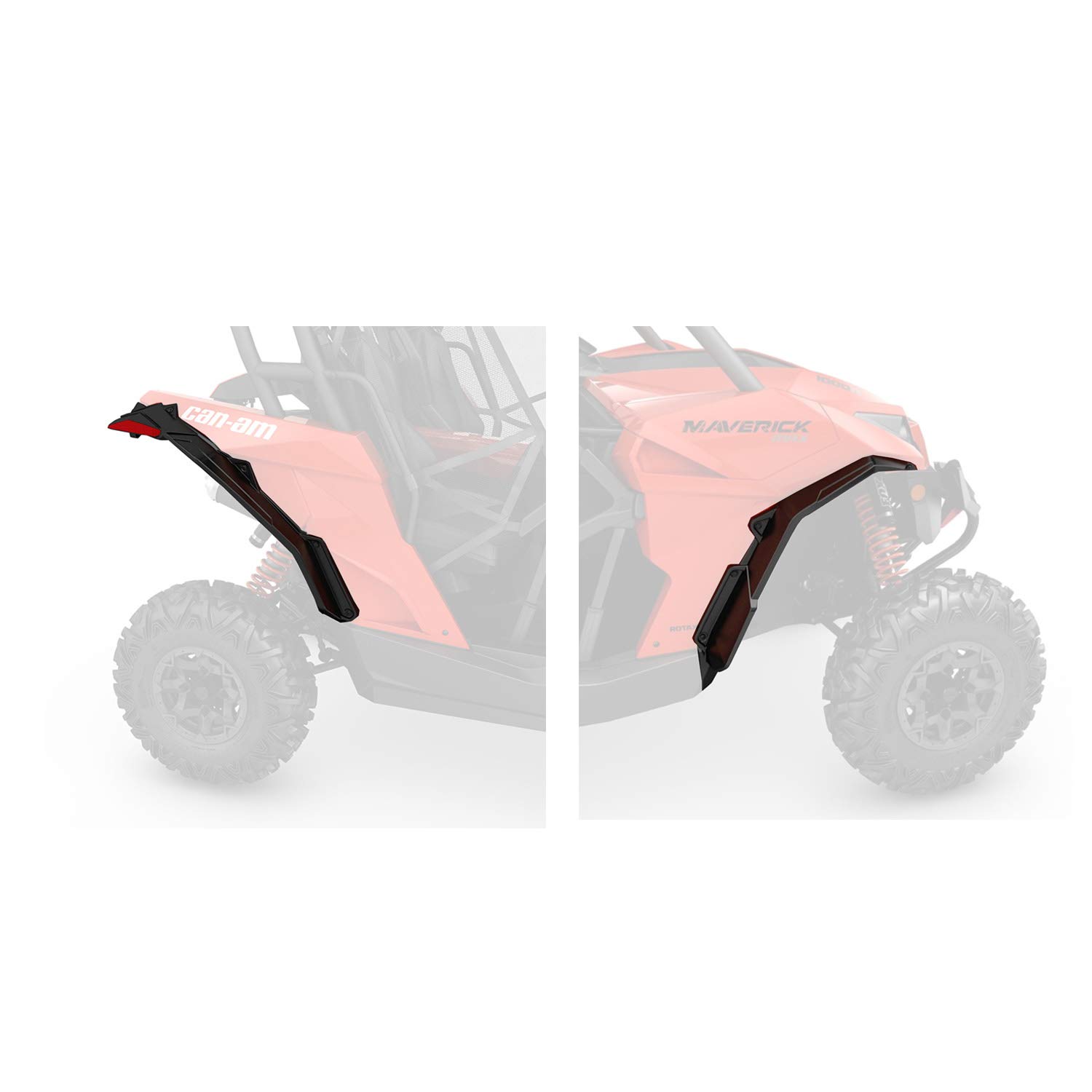Can-Am Fender Flares for 2013-2016 MAV1000 - Heavy Duty Black Wheel Arches | Perfect for Off-Roading, Mud Protection & Enhanced Style