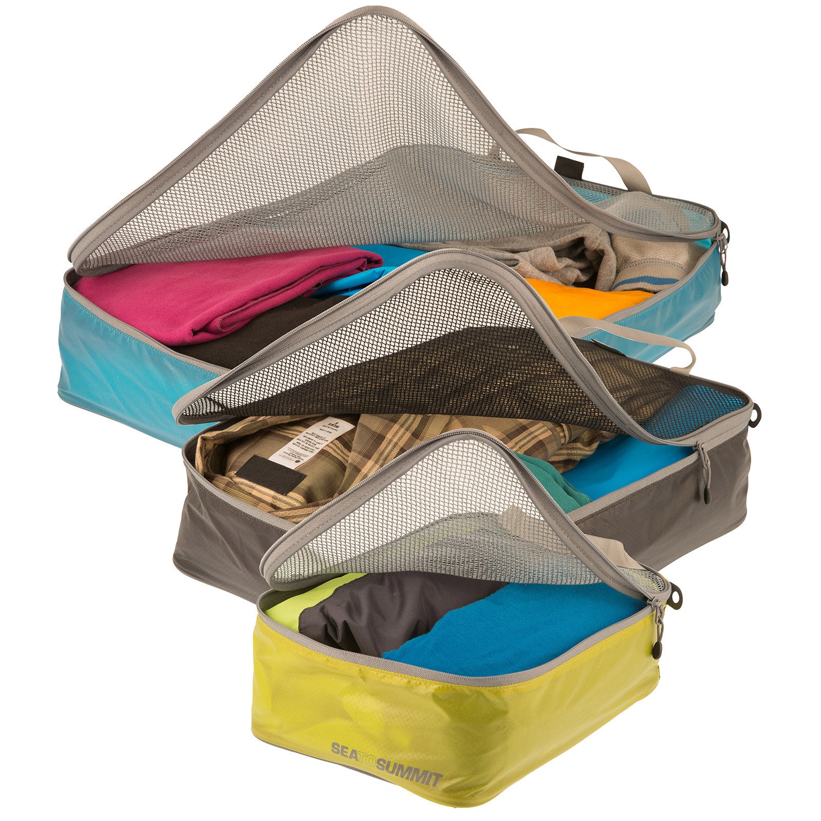 Sea to Summit Travelling Light™ Mesh Garment Bag - Compact & Durable Travel Laundry Storage for Camping, Hiking & Backpacking