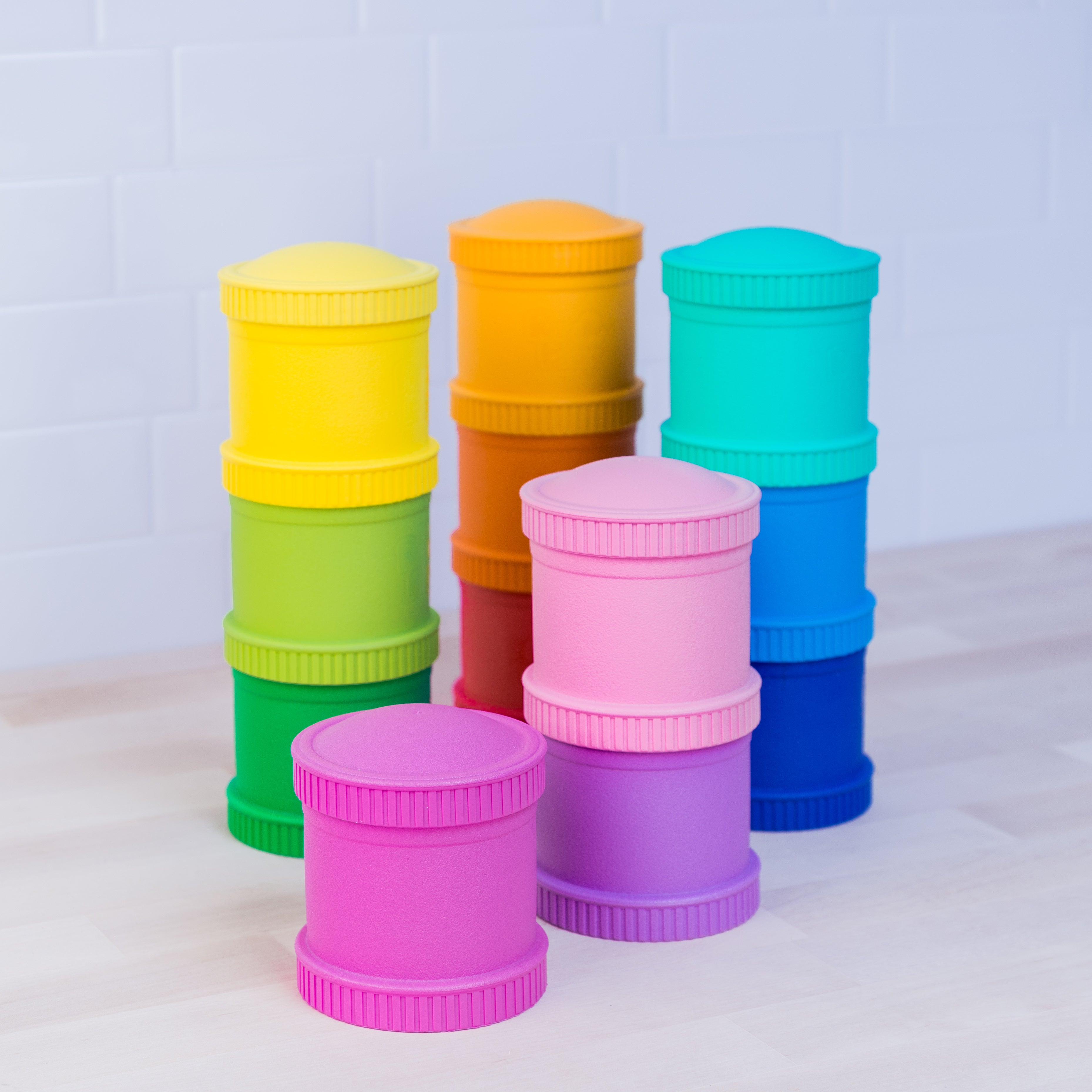 Reusable Play Snack Stack Pods - BPA-Free Silicone Food Storage Containers for Kids | Perfect for School Lunches, Picnics & On-the-Go Snacks