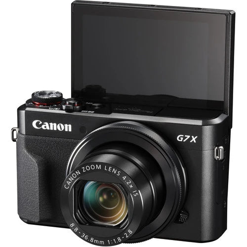 Canon PowerShot G7 X Mark II Digital Camera 20.1MP 4.2x Zoom - Vlogging, Travel & Street Photography Camera with 4K Video & Flip Touch Screen