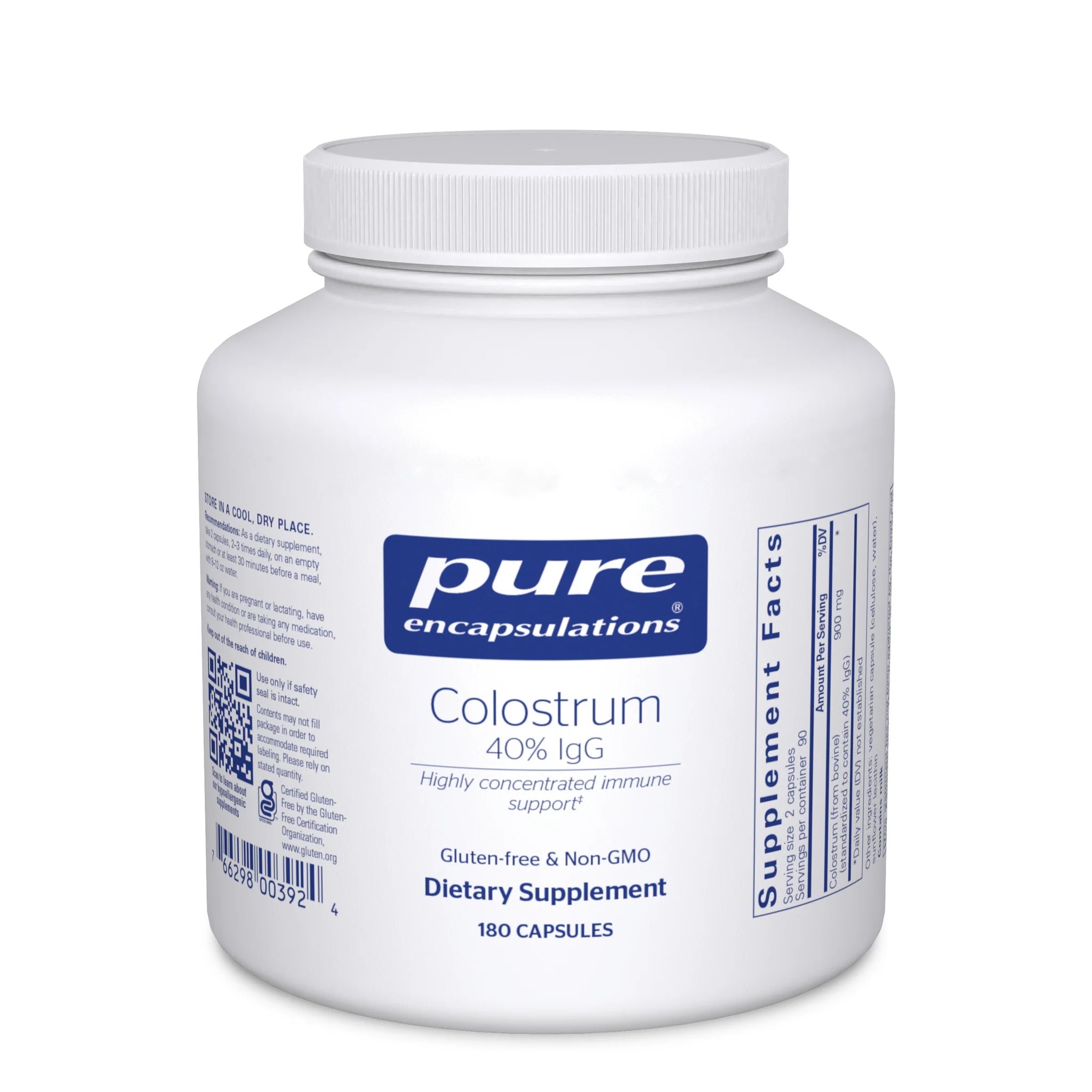 Premium Bovine Colostrum Supplement with 40% IgG - Boost Immunity & Recovery for Adults & Athletes - Supports Gut Health & Wellness