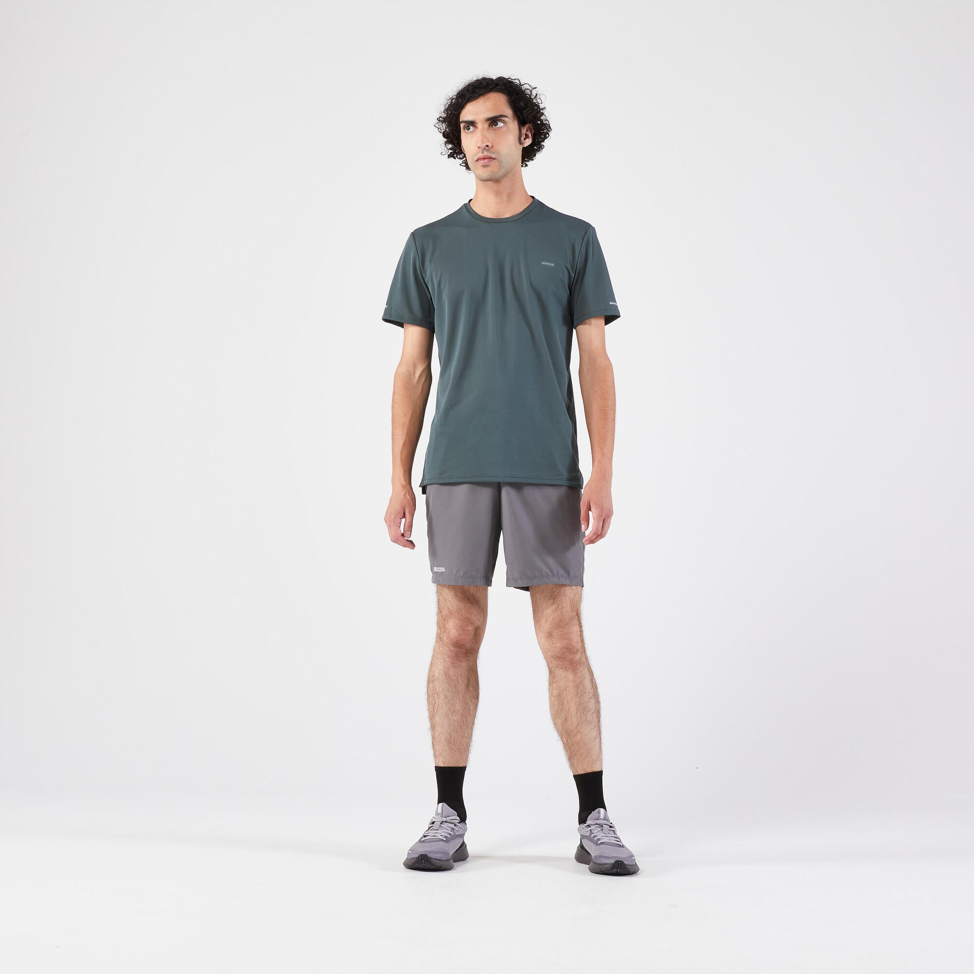Kiprun Men's Run 100 Dry Running Shorts - Lightweight Quick-Dry Athletic Shorts for Men - Perfect for Jogging, Gym Workouts & Outdoor Activities