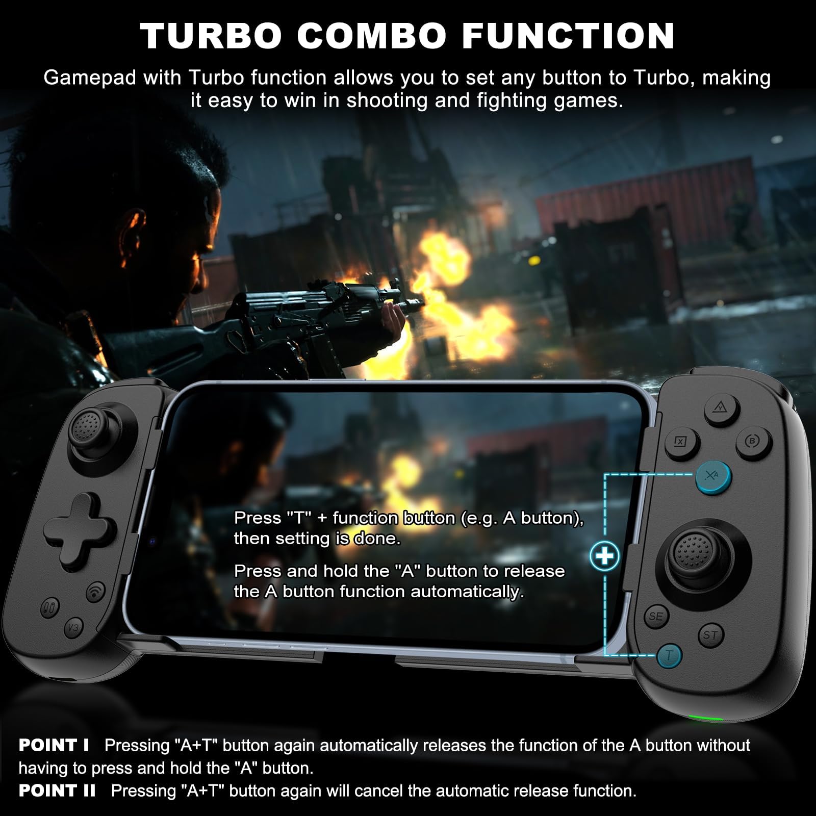 arVin Wireless Mobile Gaming Controller for iPhone 16/15/14, iPad, Android Phone & Tablet, Nintendo Switch | PS5/PS4/Xbox/PC Remote Play Gamepad | Cloud Gaming Joystick for Arcade MFi Games, CODM & Roblox | Perfect for Travel, Commuting & Home Entertainment