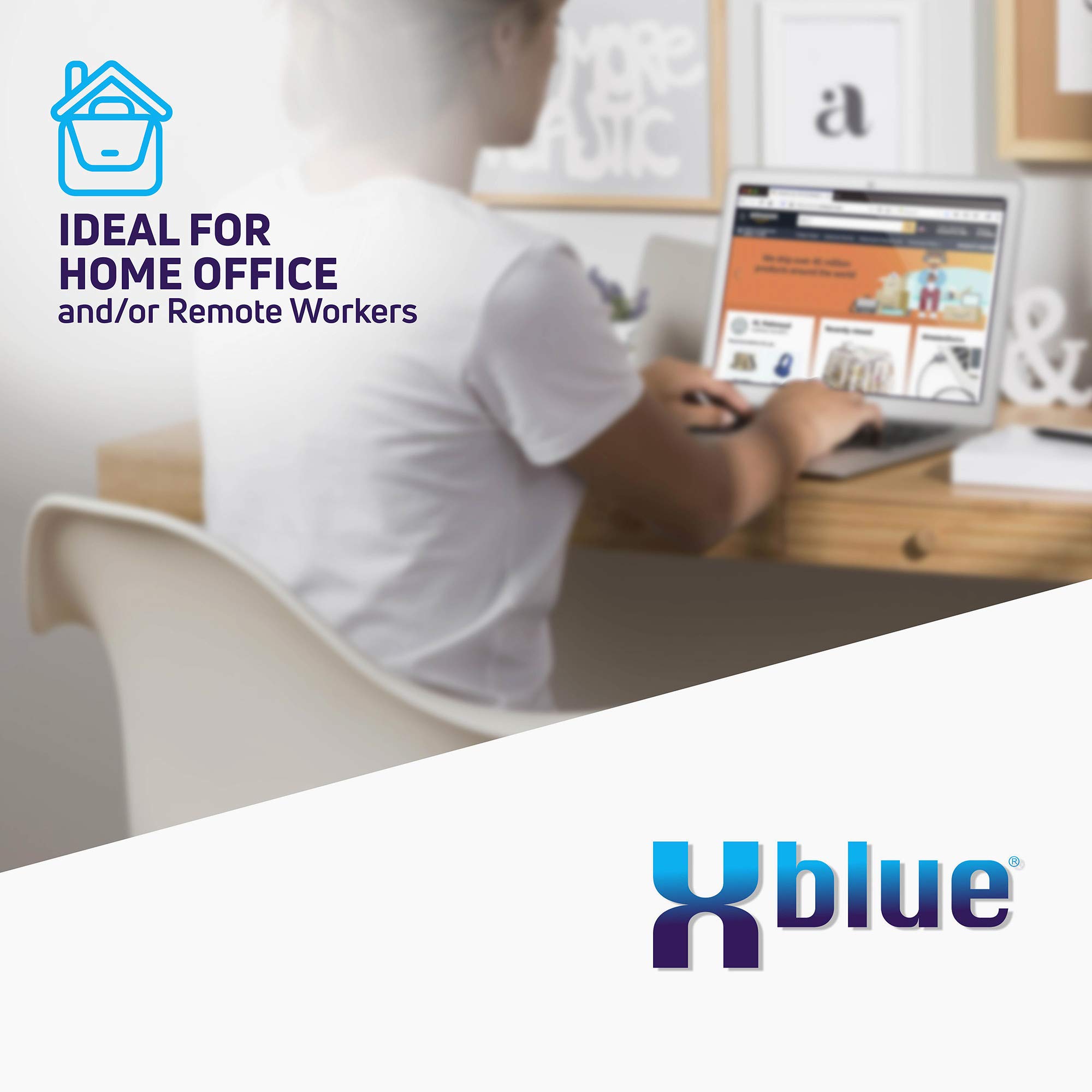 Xblue QB1012 VoIP Phone System Bundle - 12 IP9g IP Phones with Auto Attendant, Voicemail, Call Recording & Remote Extensions | Ideal for Small Business Office Communication | Black