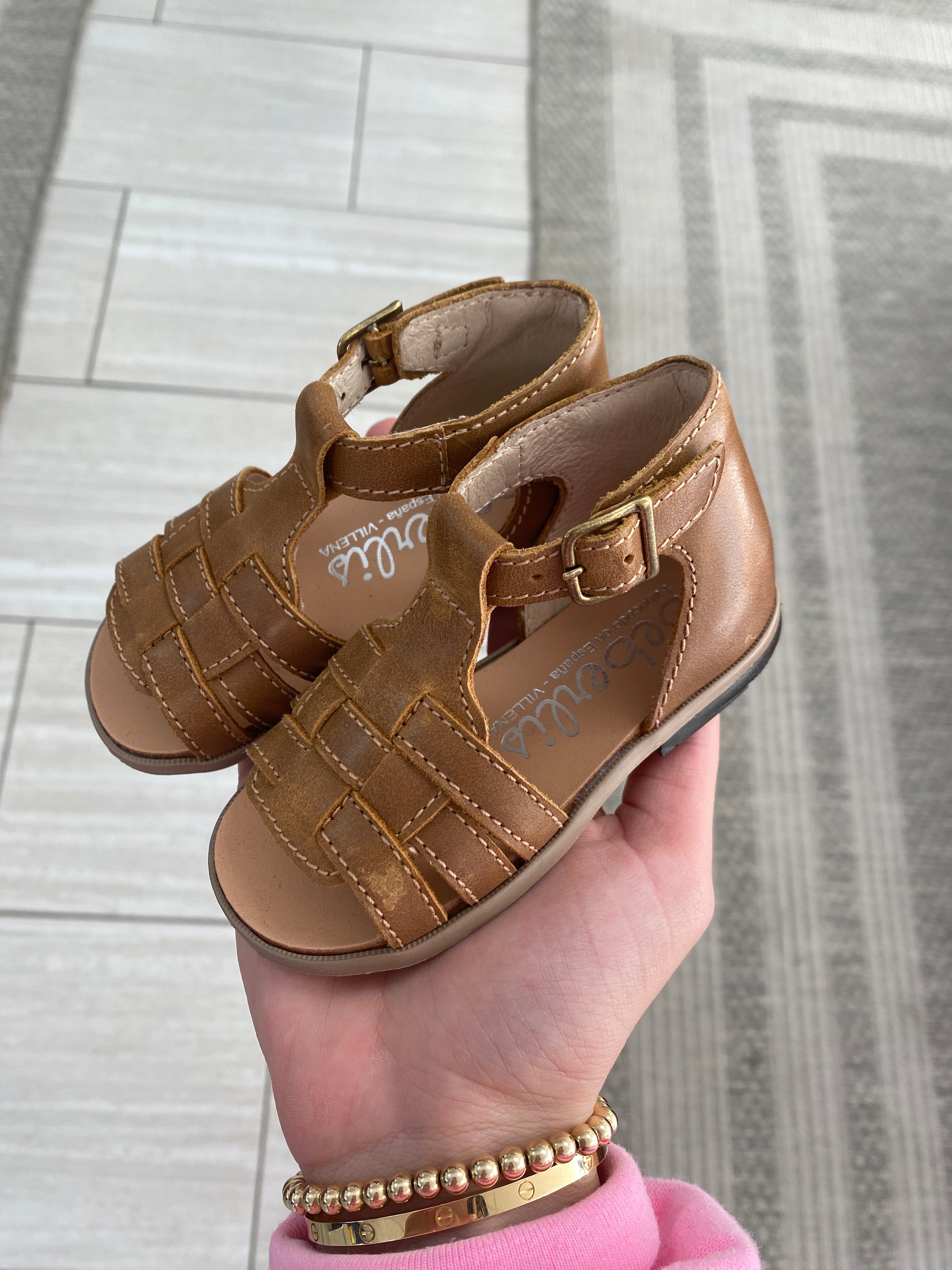 Beberlis Braided Baby Sandals for Girls & Boys - Soft Sole Comfortable Toddler Walking Shoes - Perfect for Beach, Pool & Summer Outfits