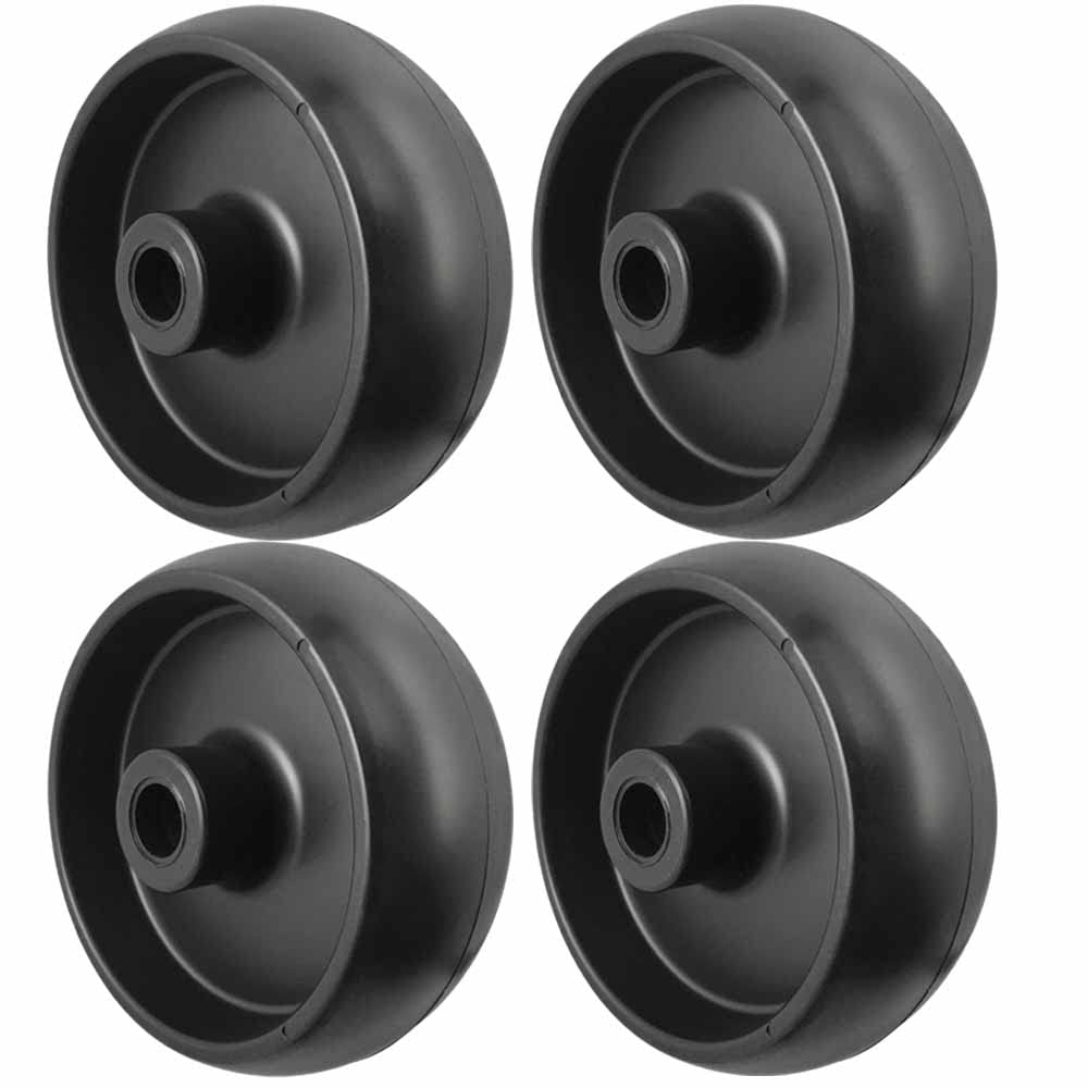 **John Deere Deck Wheel Rollers Replacement (4-Pack) – Compatible with GX10168, R11819, 210-051, 72-119, L110, Ztrak D110 – Heavy-Duty Aftermarket Parts for Outdoor Mower Decks – Perfect for Lawn Care & Landscaping**