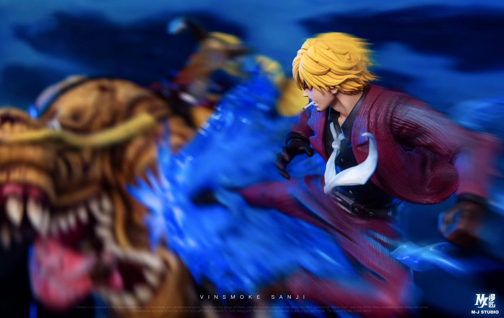 MJ Studio Sanji vs Queen Anime Figure - One Piece Collectible Action Figure for Fans | Perfect for Display, Gifts, and Anime Collections