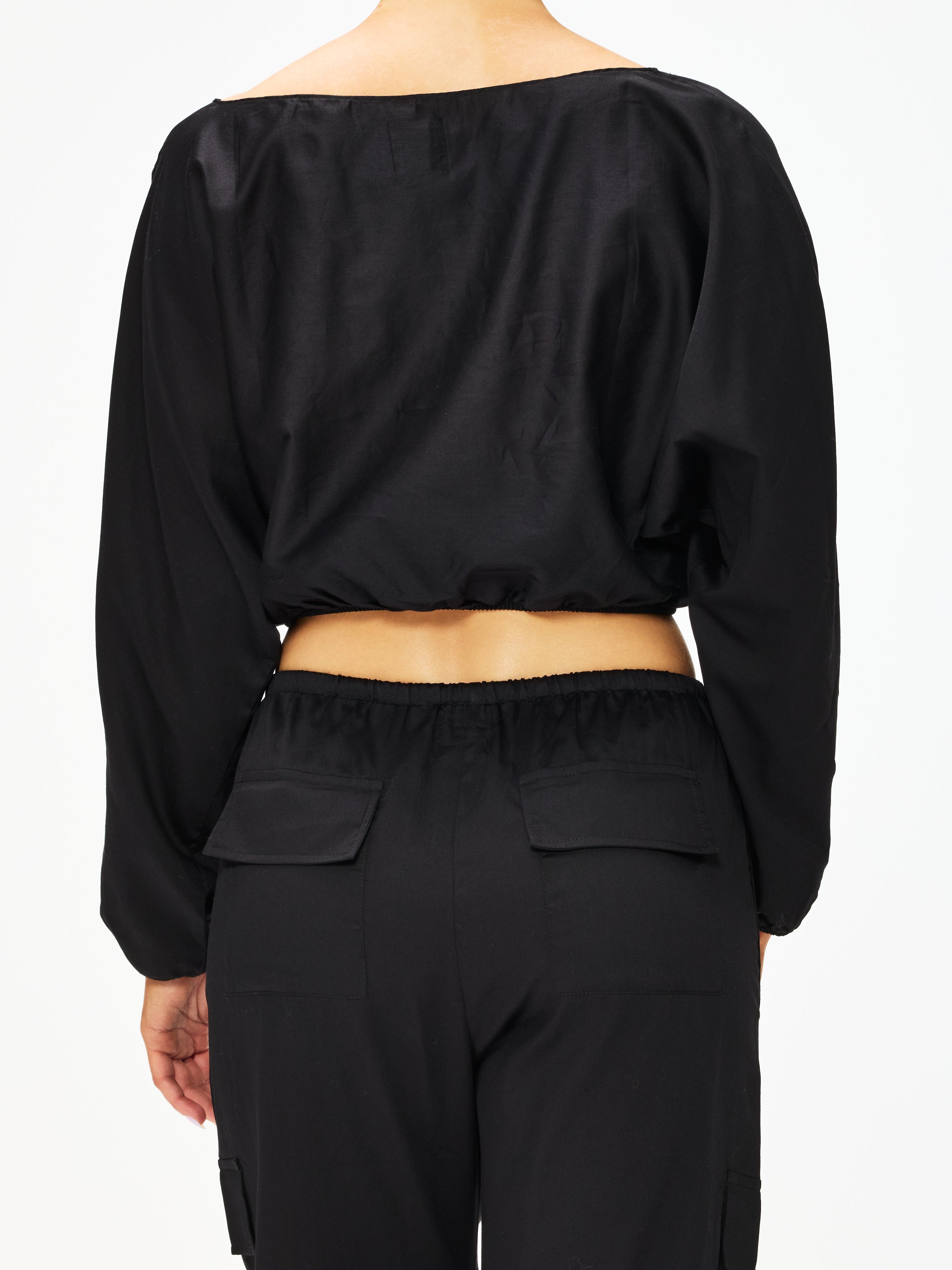 Yoko Long Sleeve Blouson Top for Women - Stylish Casual Shirt with Button Front - Perfect for Office, Date Night & Everyday Wear