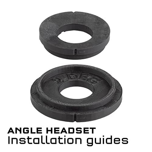 Wolf Tooth EC44 Upper & Lower GeoShift 2 Degree Performance Angle Headset - Long Reach Mountain Bike Headset for Enhanced Steering Precision on Technical Trails