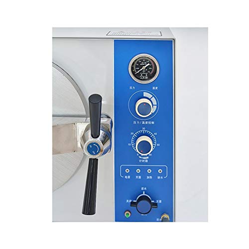 24L Table Top Medical Lab Autoclave - High Temperature Steam Sterilizer for Dental, Tattoo & Beauty Tools - Perfect for Clinics, Hospitals & Laboratories