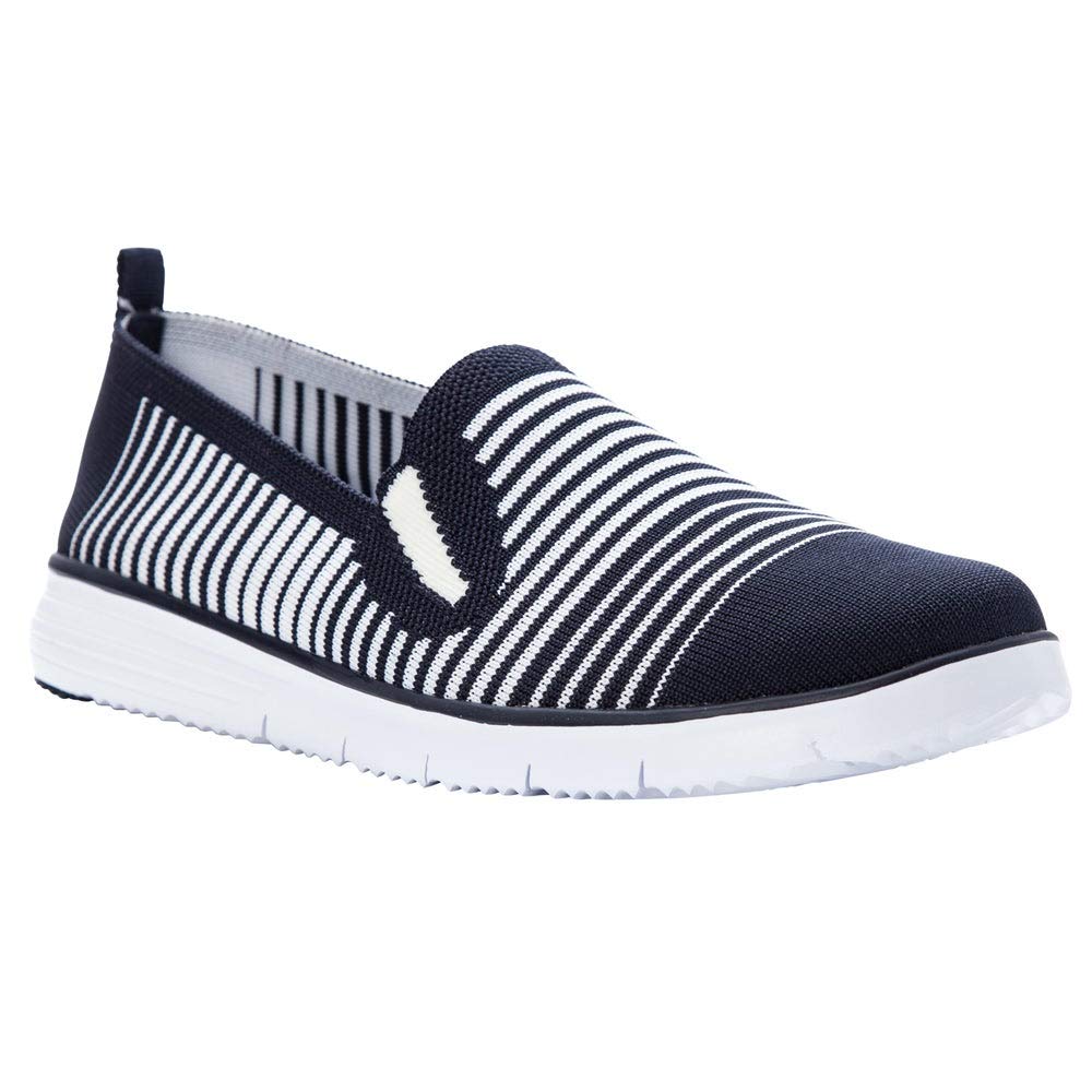 Propét Women's Travel Fit Slip-On Sneakers - Comfortable Walking Shoes for Travel, Work & Casual Wear | Lightweight & Supportive