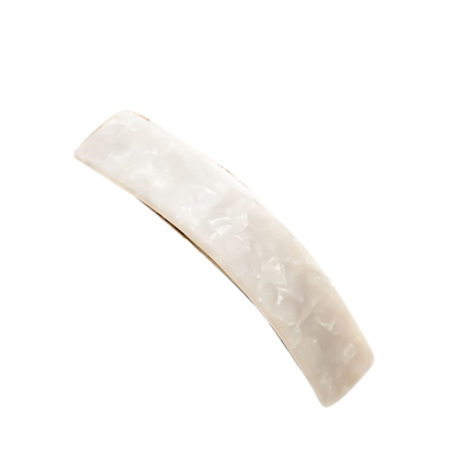 Hislaves Leopard Print Hair Claw Clip for Women - Acetate Geometric Hair Clip with Strong Hold, Rectangle Hair Accessories for Ponytails, Buns & Everyday Styling