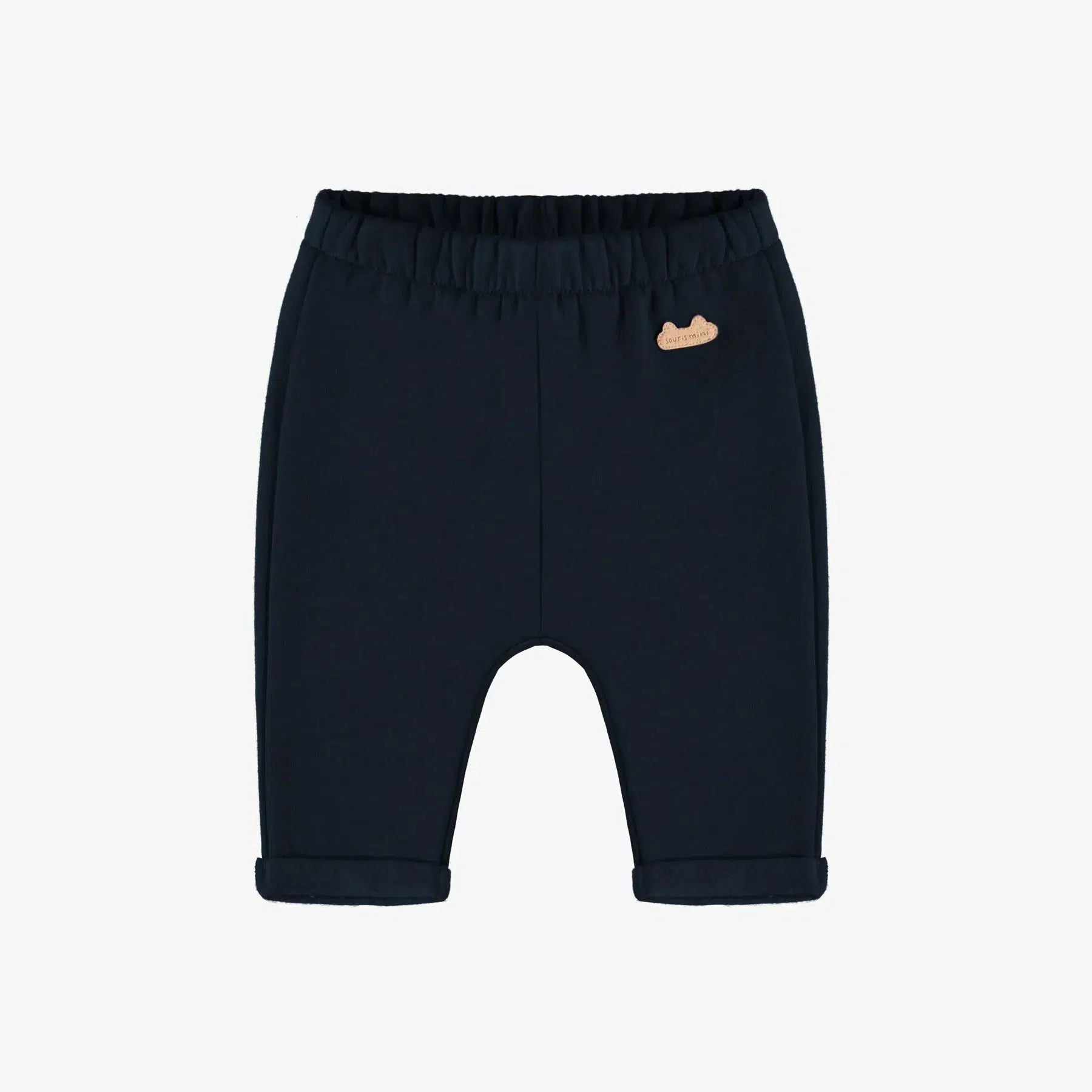 Soft Brushed Fleece Pants for Women - Cozy Mini Mouse Print Lounge Pants in Navy Blue | Perfect for Home, Yoga & Relaxation