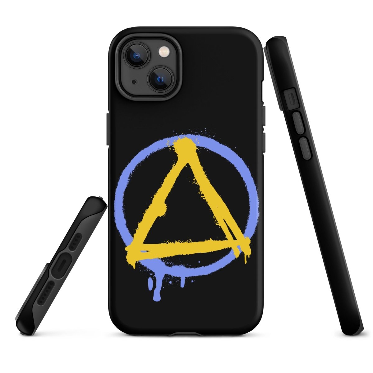 Sober Symbol Durable Shockproof iPhone Case - Protective Cover for iPhone 14/13/12/11 Pro Max XR XS - Slim Fit Anti-Scratch Phone Case for Everyday Use & Outdoor Activities