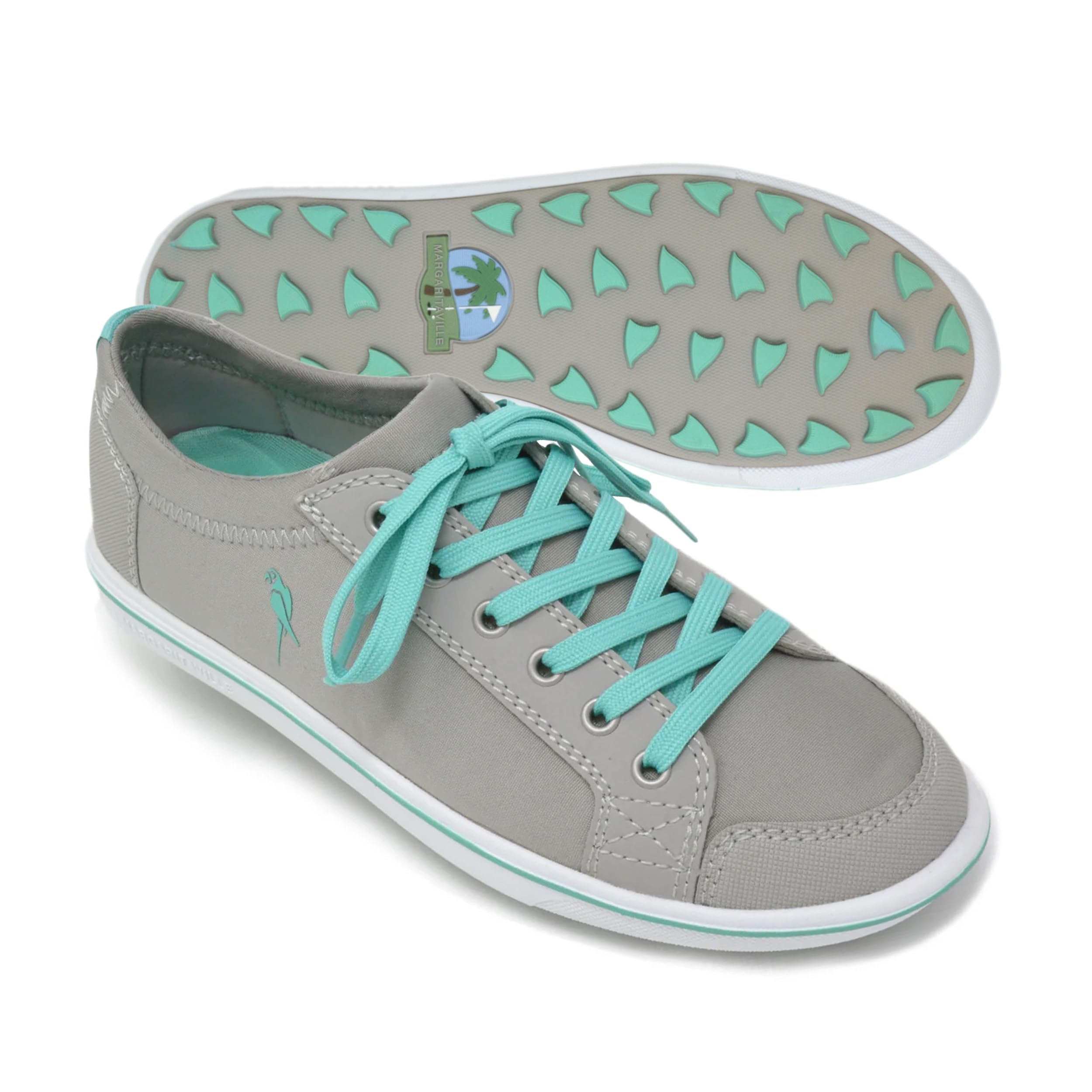 Margaritaville The Birdie Women's Spikeless Golf Shoes - Comfortable Lace-Up Athletic Footwear with Rubber Toe Guard & Stability Heel Frame for Ladies - Perfect for Golf Course, Driving Range & Casual Wear