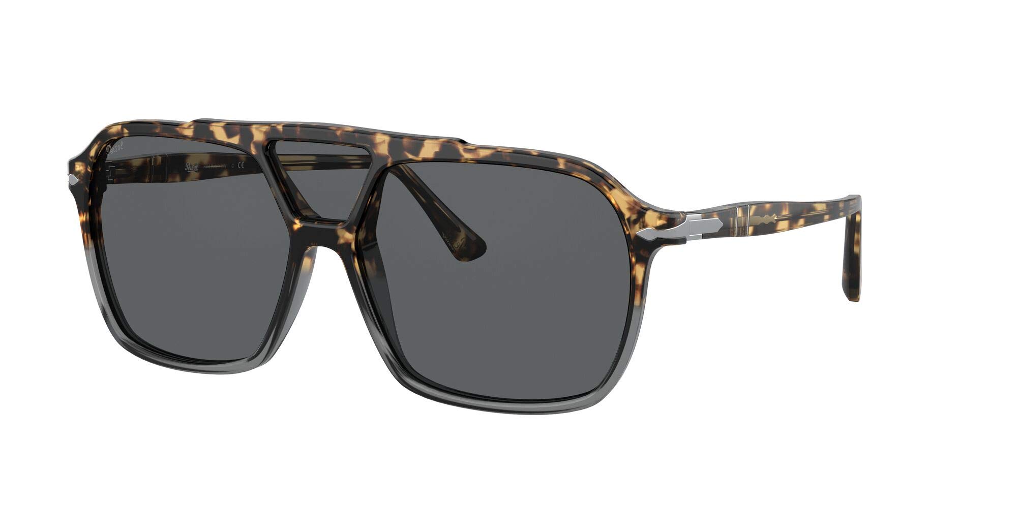 Persol PO3223S Square Sunglasses for Men & Women – Classic UV Protection Polarized Lenses – Perfect for Driving, Outdoor Activities & Fashion Accessories