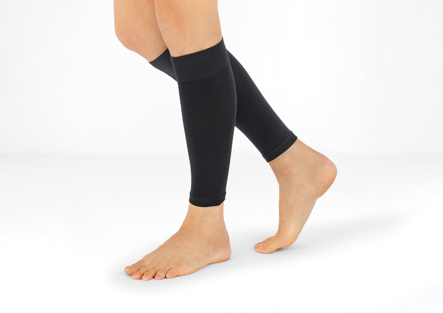 Best Compression Calf Sleeves 15-20 mmHg for Running & Recovery - Black | Support for Athletes, Nurses & Travelers