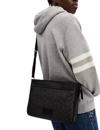 Coach District Crossbody Bag in Signature Canvas - Stylish & Durable for Women | Perfect for Work, Travel & Everyday Use