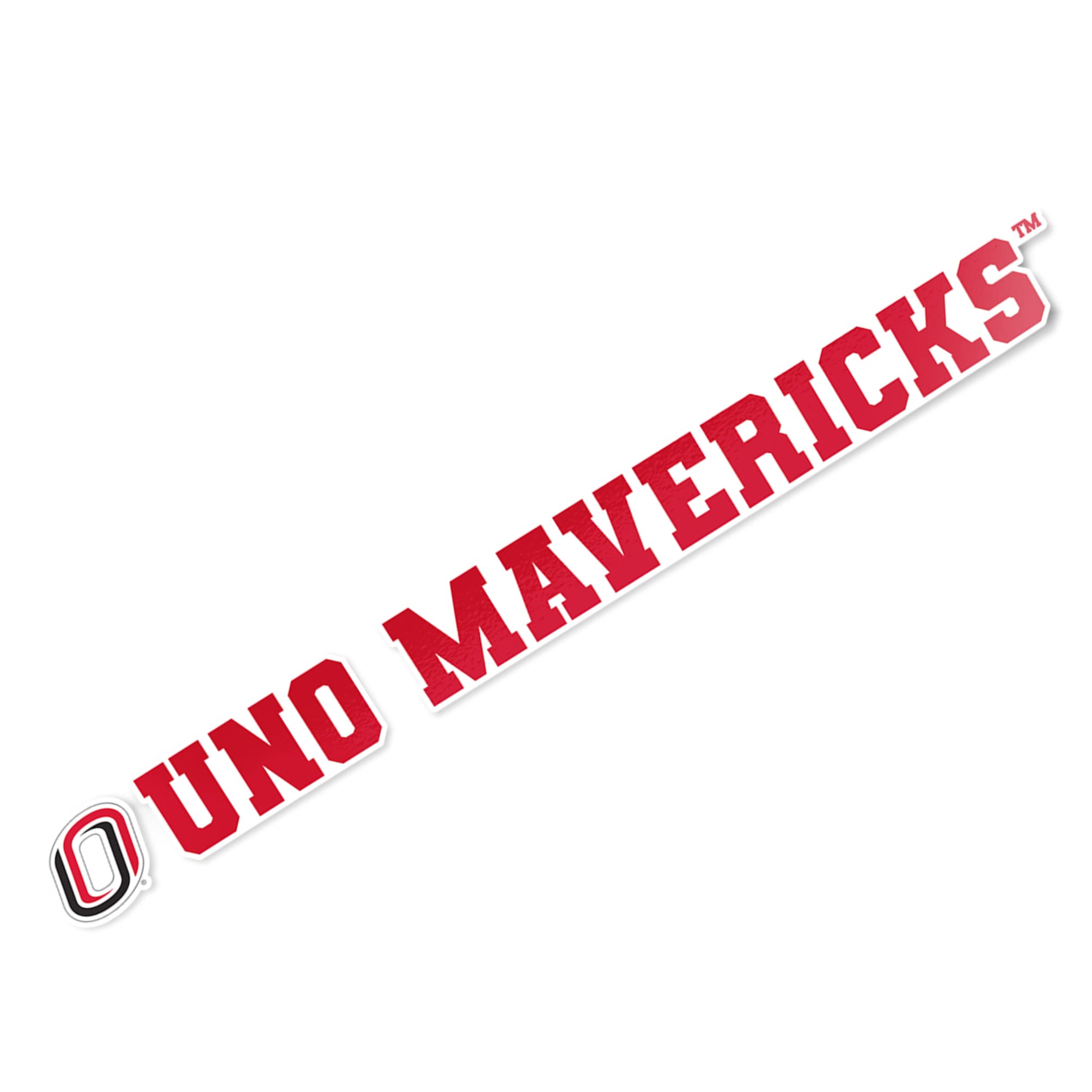 UNO Mavericks Vinyl Decal Sticker - 15 Inch Desert Cactus Design for Laptop, Water Bottle, Car & Scrapbook | University of Nebraska at Omaha UNO Logo | Durable Waterproof Decorative Sticker for College Pride & Fan Gifts