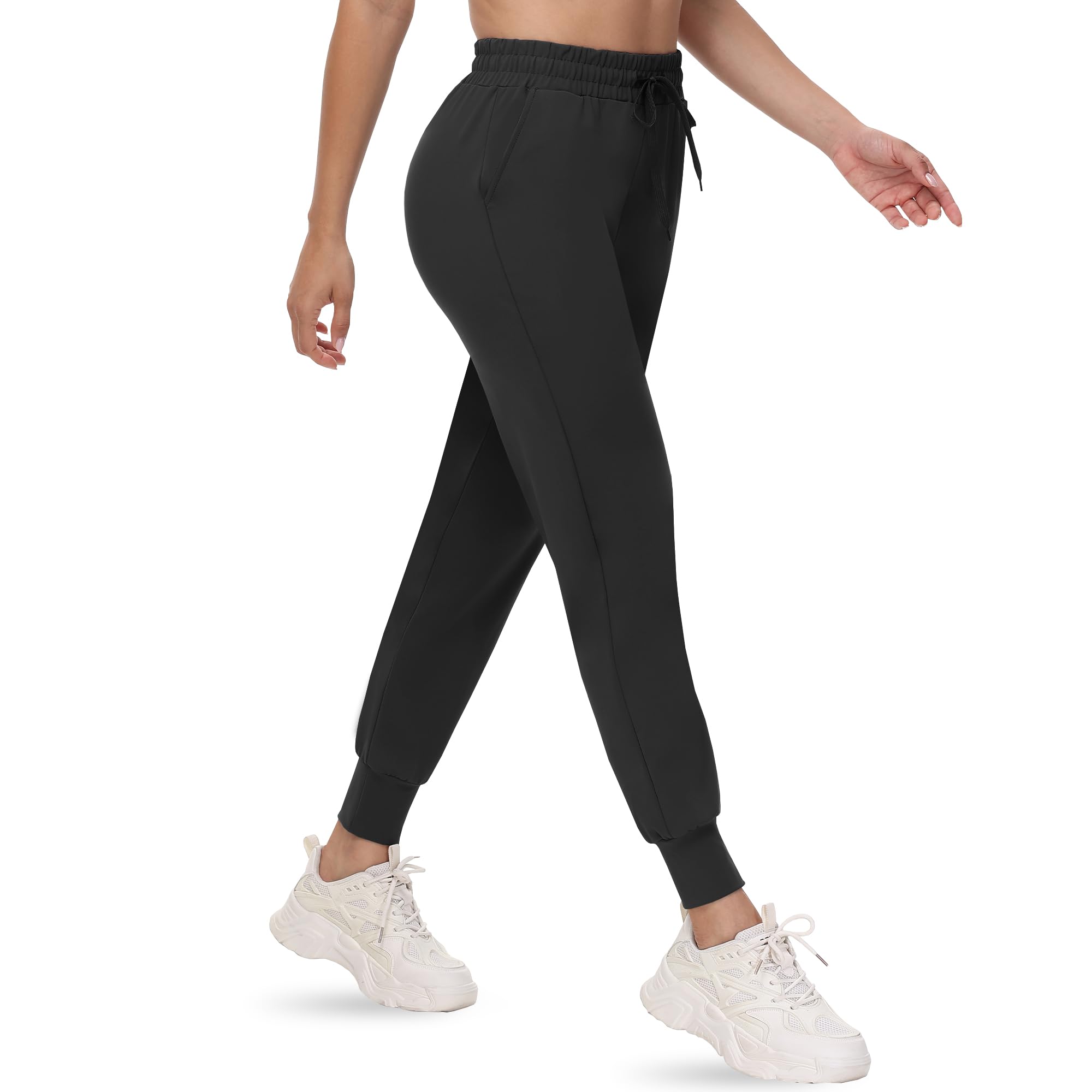 CAMPSNAIL Women's Joggers with Pockets - Soft Lounge Sweatpants for Yoga, Running & Workout | Comfortable Relaxed-Fit Pants for Casual Wear & Active Lifestyle