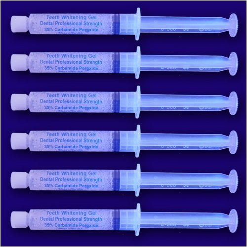 Professional Teeth Whitening Gel Kit - 36% Carbamide Peroxide for Instant White Smile - 60cc Syringes (No Trays) - Safe & Effective Dental Care Solution for Home Use, Perfect for Weddings, Job Interviews and Special Occasions