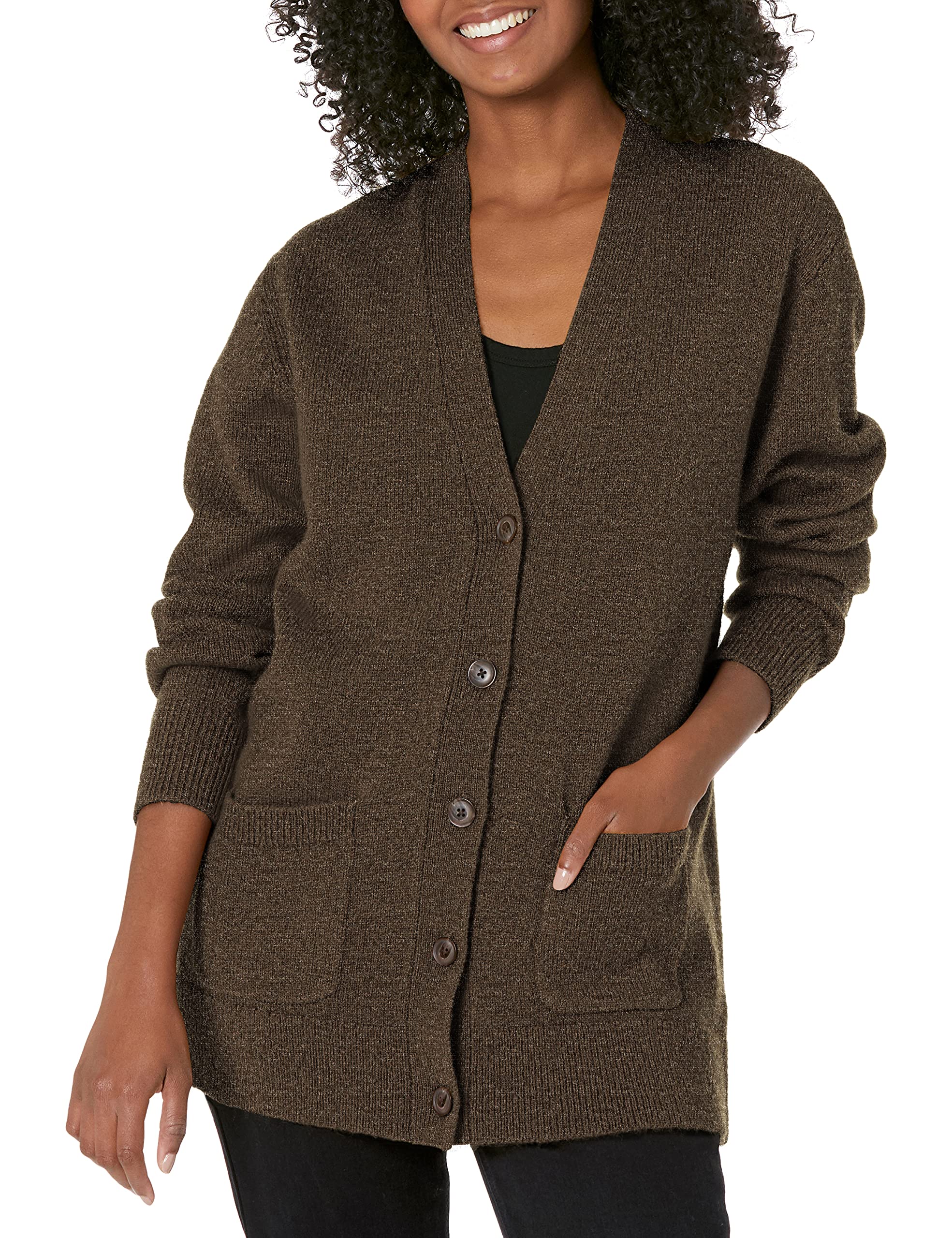 Pendleton Women's Boyfriend Shetland Cardigan Sweater - Cozy Wool Knit Cardigan for Women - Perfect for Fall, Winter & Casual Outfits