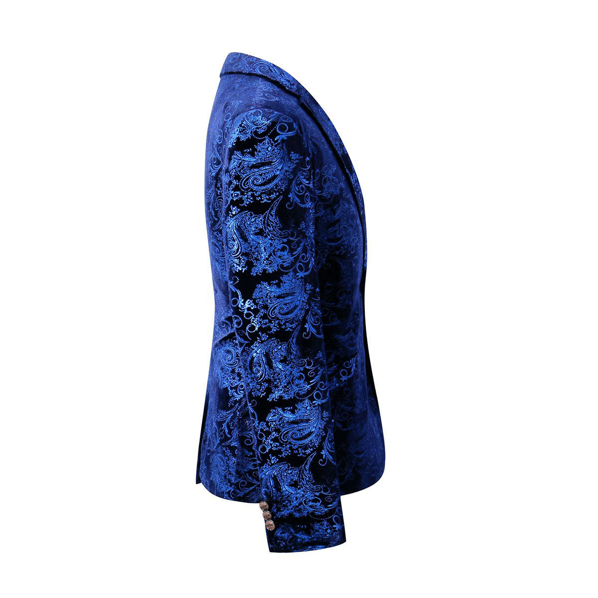 Elegant Blue Floral Blazer Dress for Women - Office Wear, Cocktail Party & Spring Outfits