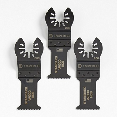 IBOA200-3 One Fit 1.25 Inch Fast Wood High-Carbon Steel Blade - 3 Pack Set for Woodworking, Carpentry & DIY Projects | Durable Saw Blades for Cutting Hardwood, Plywood & Softwoods
