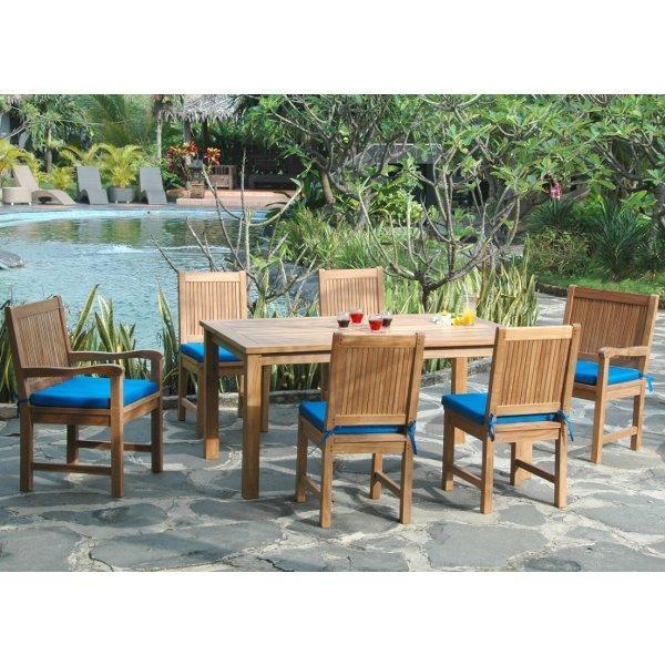 Montage Chester 7-Piece Dining Room Set - Modern Kitchen Table & Chairs for Family Meals & Entertaining Guests