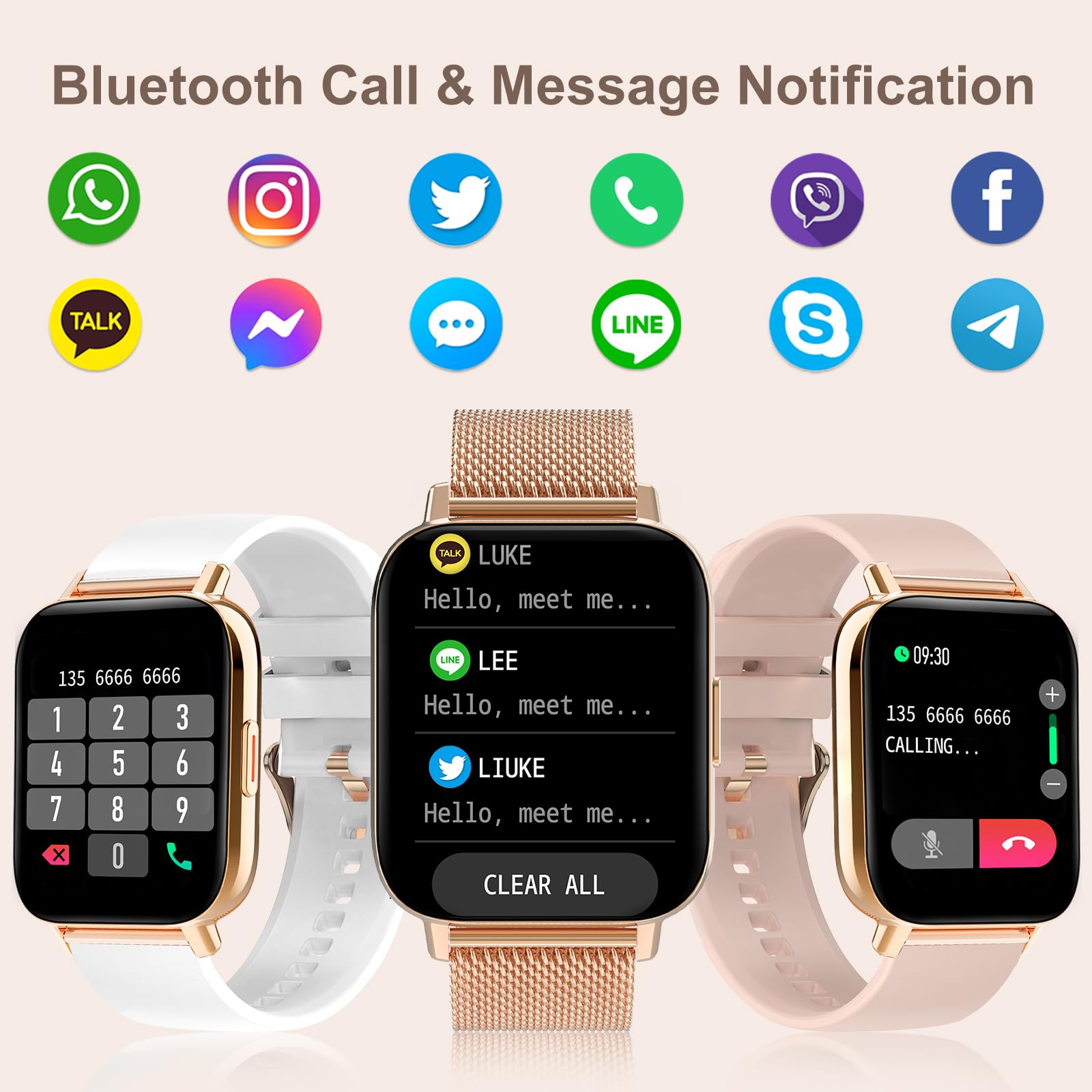 Colesma Smart Watch for Women - 1.69\
