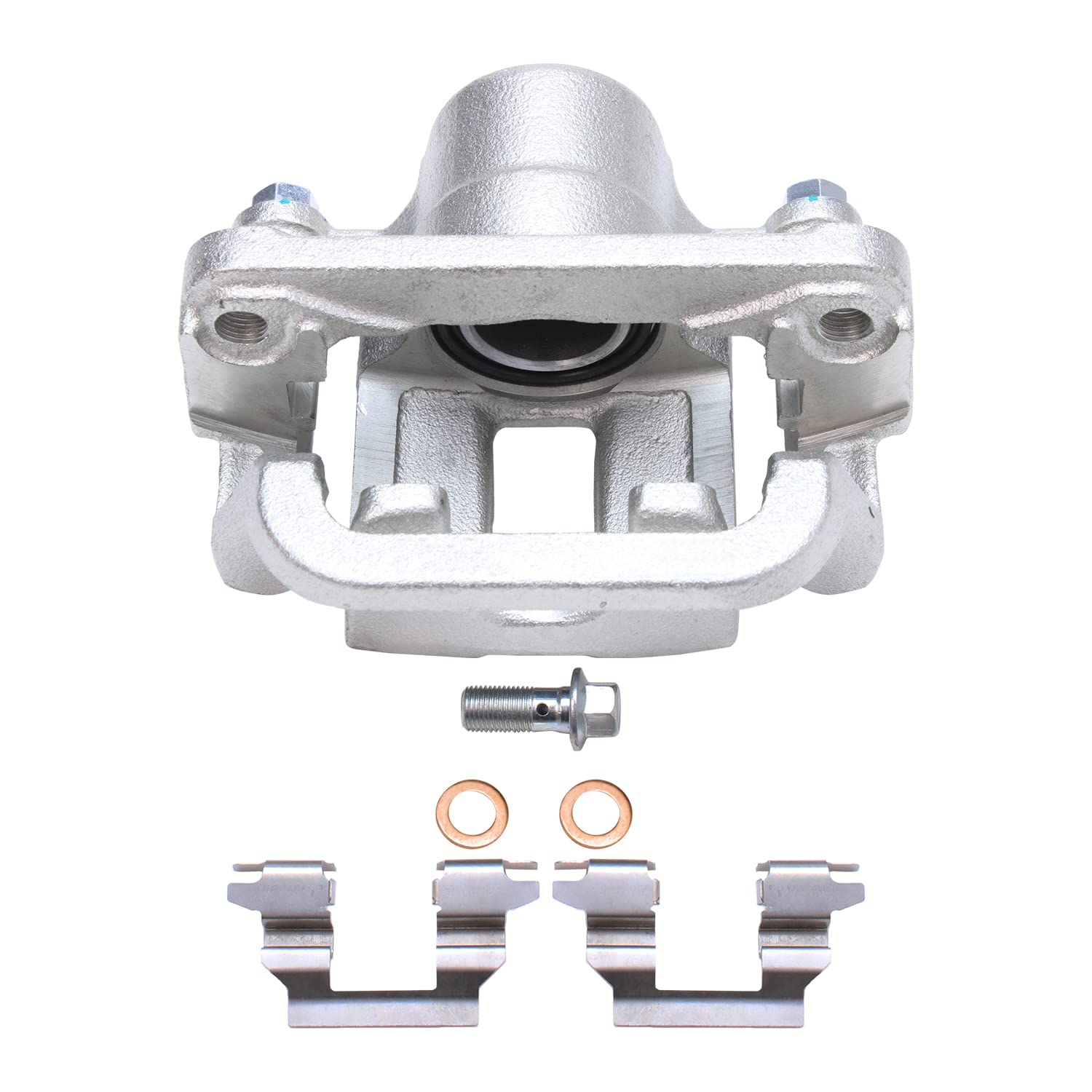 Detroit Axle Rear Right Brake Caliper Replacement for 2003-2005 Infiniti G35 & 350Z, 2003-2007 Nissan Murano, 2004-2009 Nissan Quest - Passenger Side Disc Brake Caliper with Bracket - Perfect for Smooth Braking & Safe Driving