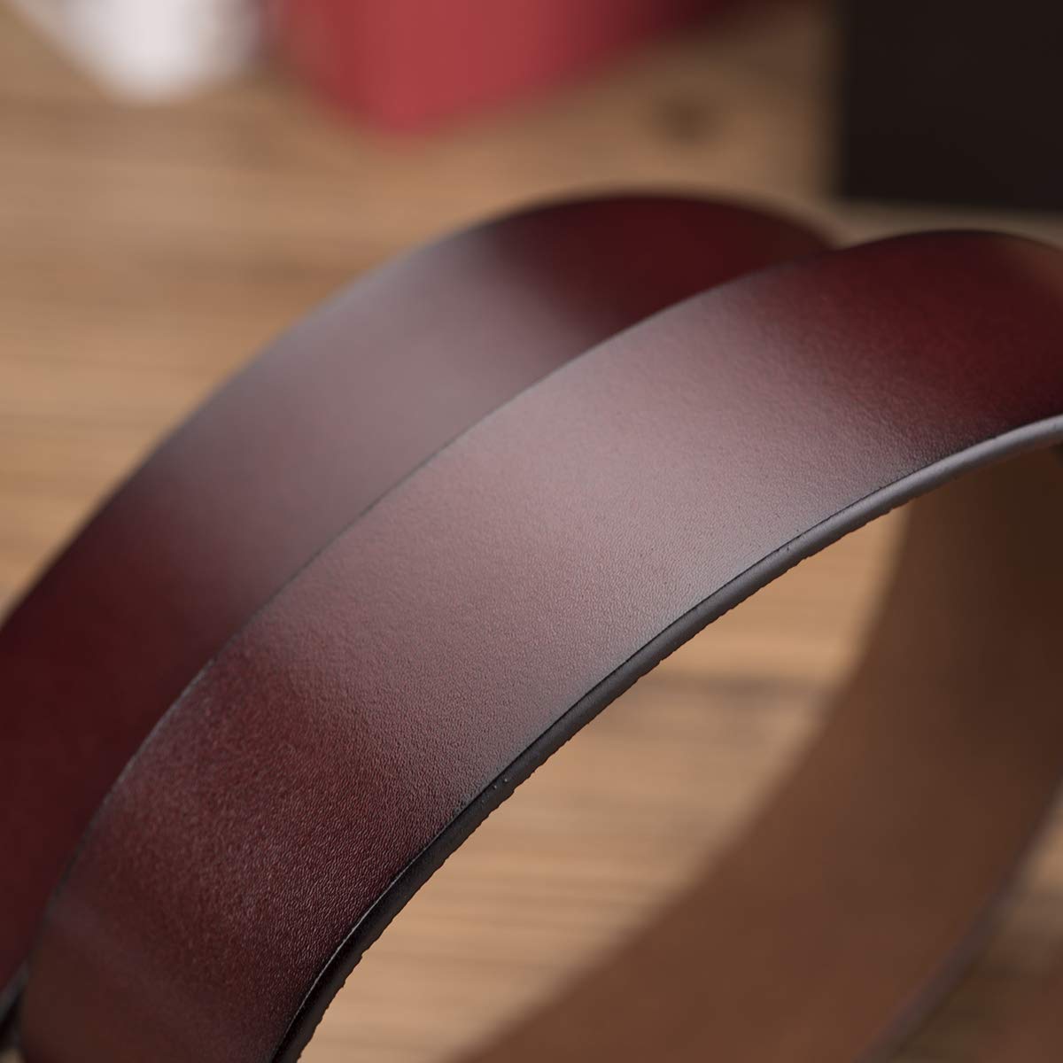 Personalized Leather Belts for Men - Genuine Leather Custom Belts with Engraving - Perfect Gift for Dad, Husband & Boyfriend - Ideal for Weddings, Anniversaries & Special Occasions