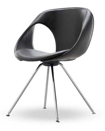 Tonon Up Chair Upholstered Shell (907.21) - Modern Upholstered Dining Chair for Home & Office - Perfect for Dining Rooms, Kitchens, and Conference Spaces