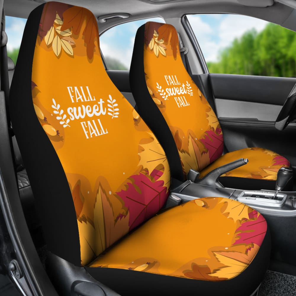 Cozy Autumn Car Seat Covers - Soft & Warm Fall-Themed Car Accessories for Comfortable Driving | Perfect for Seasonal Road Trips & Holiday Travel