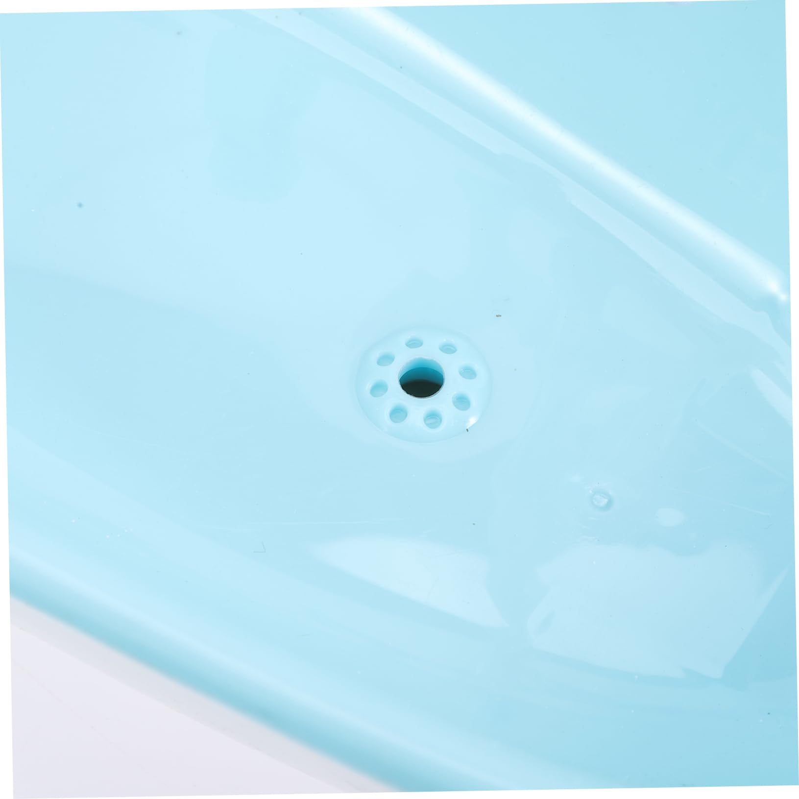 HEMOTON 4pcs Mini Bathtub Toy Set - Sky Blue Plastic Bathroom Figurines, Cute Bathtub Baby Dolls for Kids Bath Time Fun | Perfect for Toddler Bath Play, Sensory Toys & Nursery Decor