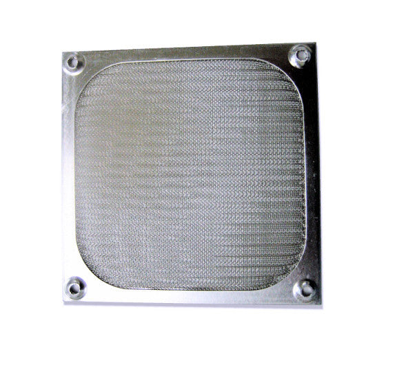 80mm Aluminum Fan Filter Silver - High Performance Cooling for PC, Electronics & DIY Projects - Perfect for Computer Cases, Servers & Gaming Rigs