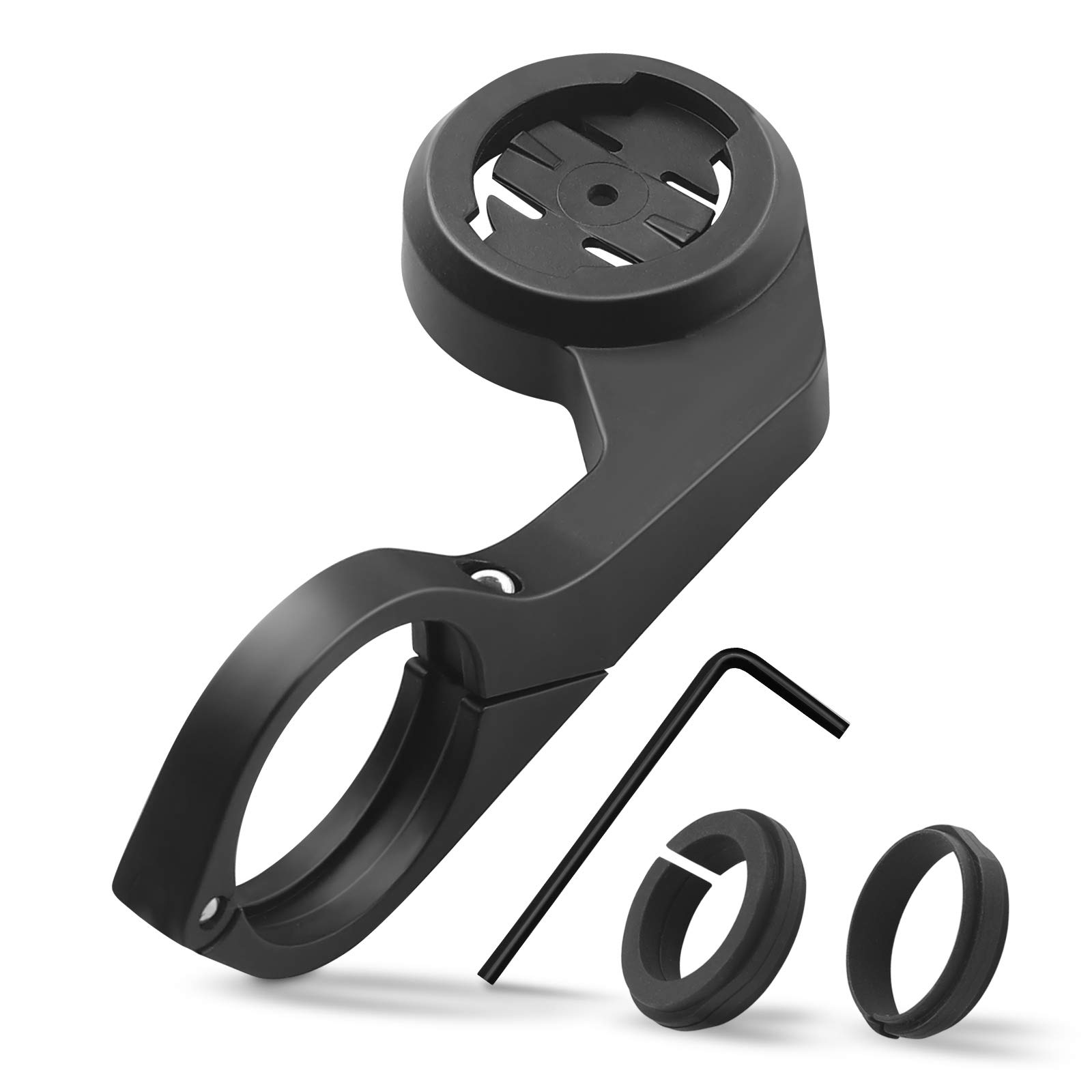 COOSPO Bike Computer Mount - Out Front Handlebar Bracket for Garmin, Wahoo & XOSS Cycling GPS - Durable Plastic Bike Computer Holder - Perfect for Road Bikes, Mountain Bikes & Indoor Cycling Training