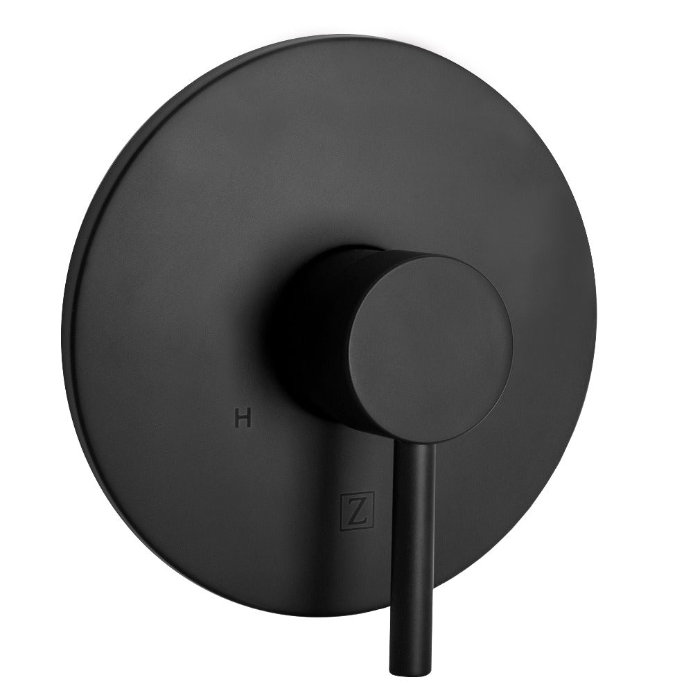 ZLINE El Dorado Rainfall Shower Faucet in Matte Black - High Pressure Luxury Showerhead for Modern Bathroom, Spa & Master Suite (ELD SHF MB)
