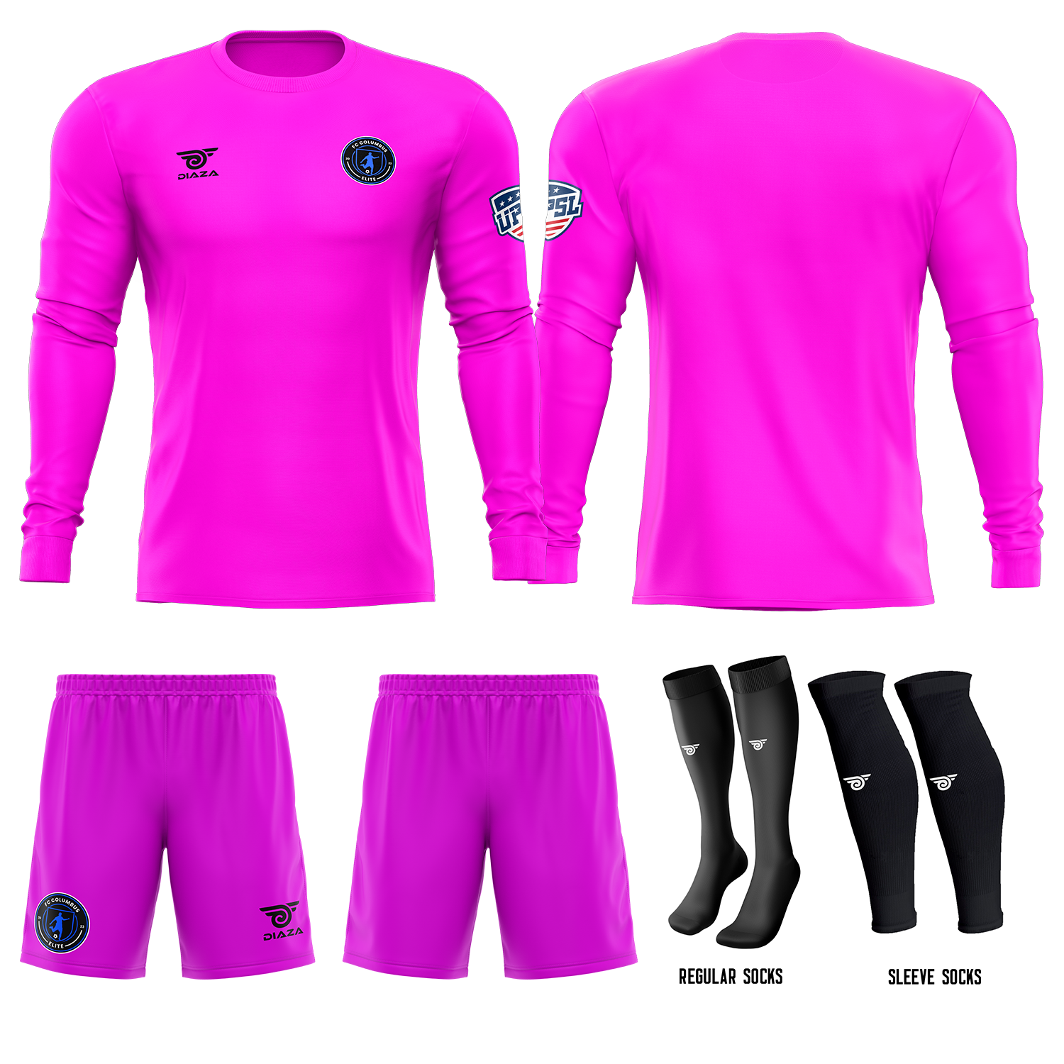 FC Columbus Elite GK Away Kit - Professional Goalkeeper Jersey for Soccer Matches & Training - Perfect for Games, Practice, and Fan Support