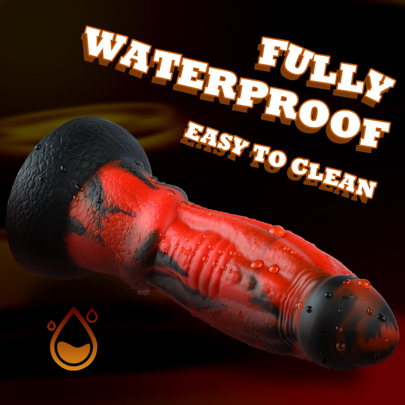 8.5 Inch Realistic Dragon Dildo for Women & Men - Fantasy Silicone Adult Toy with Strong Suction Cup, Anal Plug & Prostate Massager - Perfect for Solo Play, Couples Fantasy & BDSM Scenes