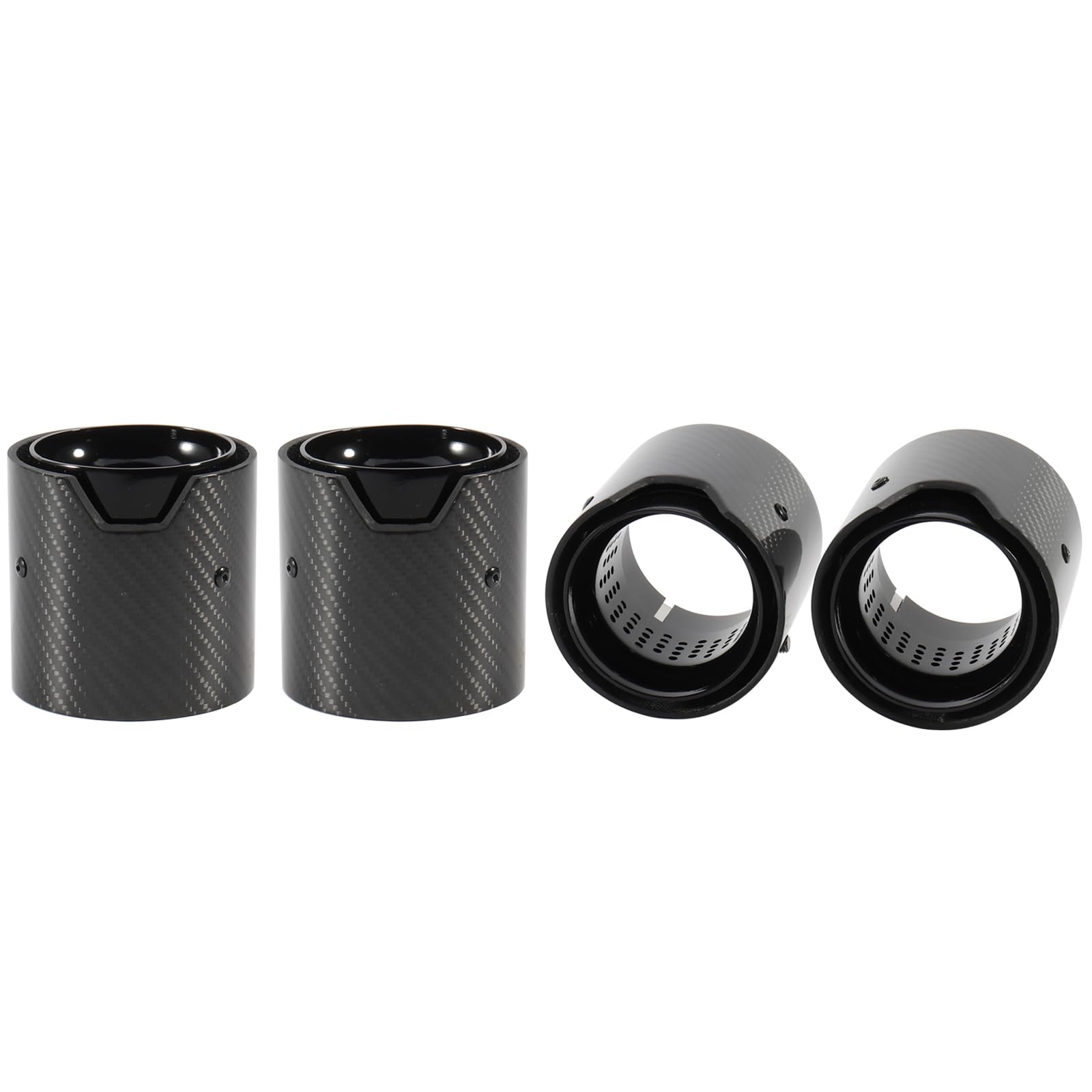 4PCS Carbon Fiber Exhaust Tips for 2014-2020 BMW M3 F80 & M4 F82 - 2.75
