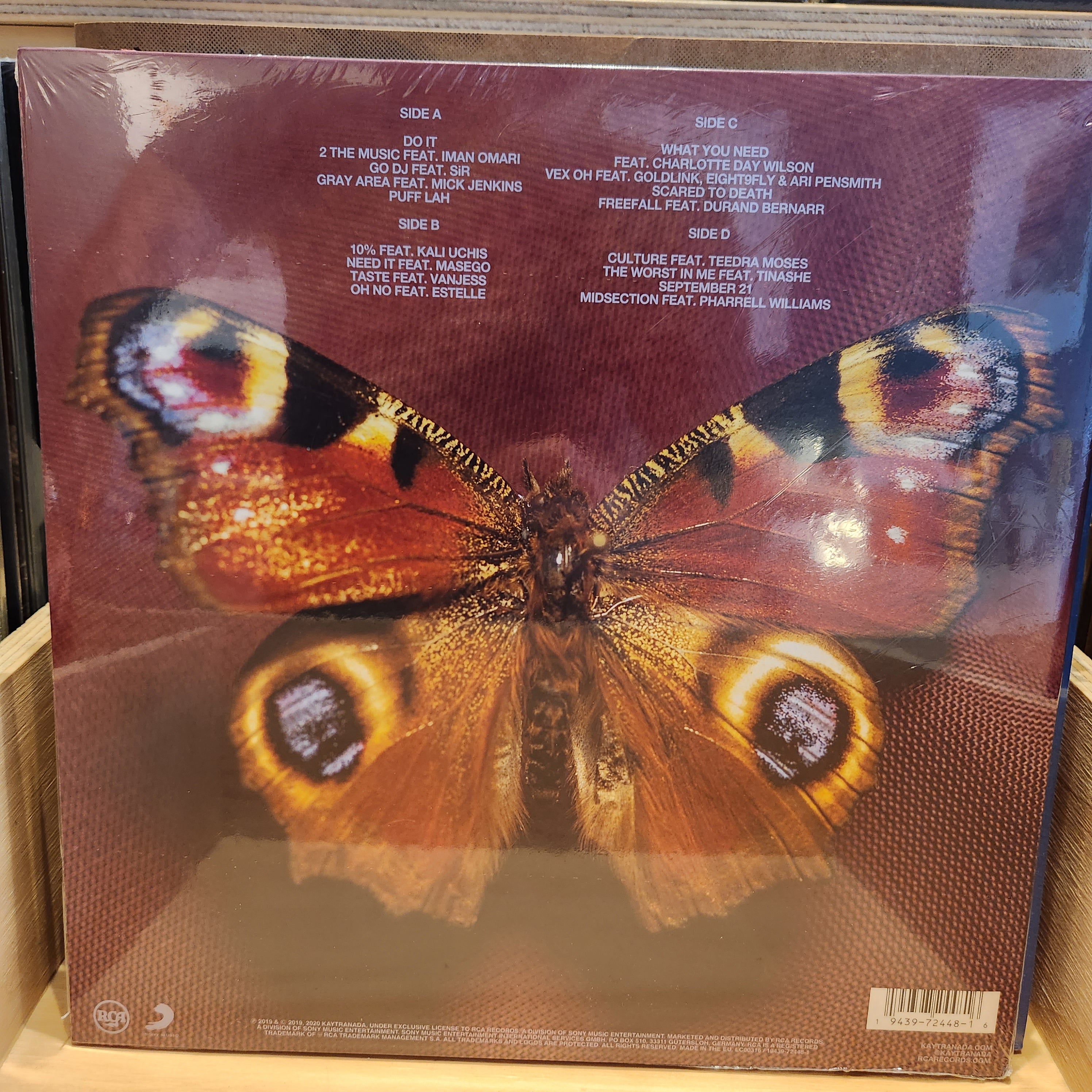 Kaytranada Bubba Vinyl LP Record - Limited Edition Dance & Electronic Music for Home DJing & Party Playlists