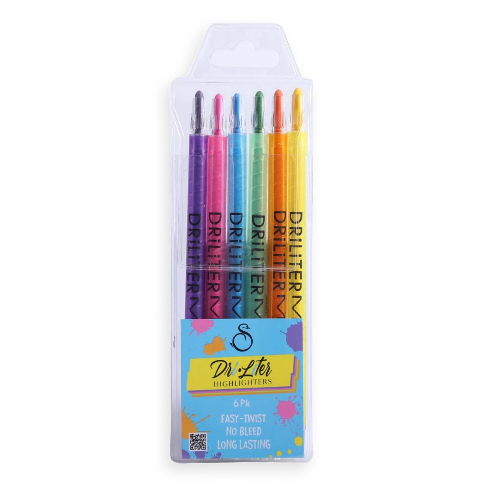 Swanson Bible Highlighters 6-Pack - No Bleed, Multi-Color for Bible Study & Note-Taking