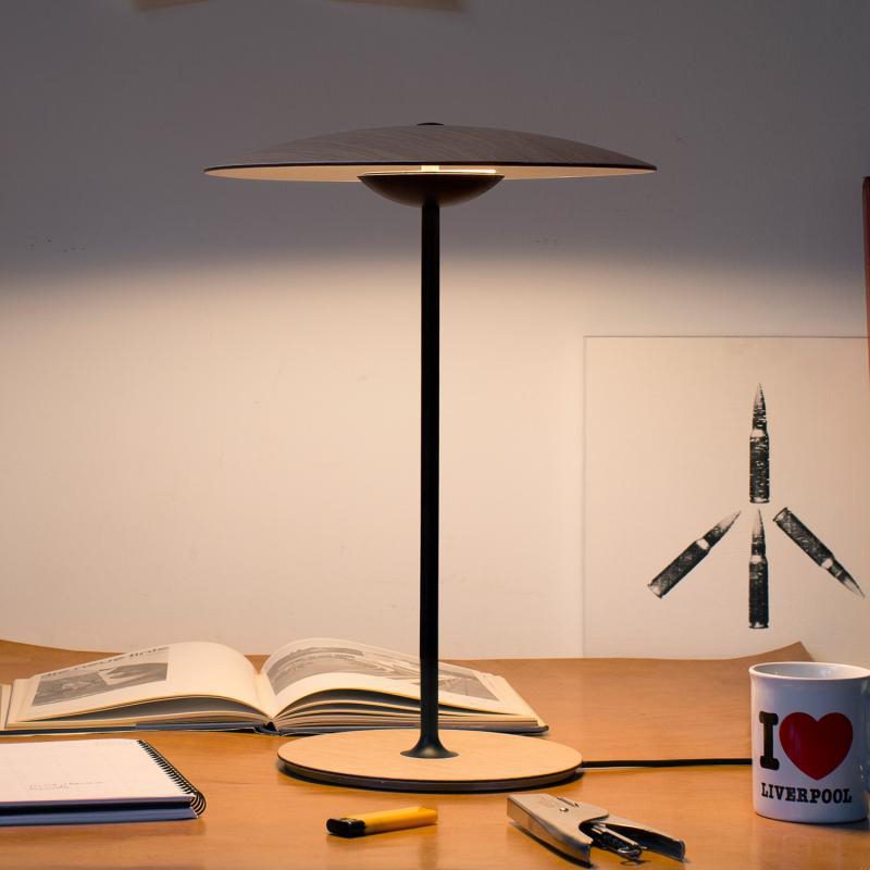 Ginger Table Lamp - Modern LED Night Light for Bedroom, Living Room, and Office - Warm White Light for Relaxation and Ambience
