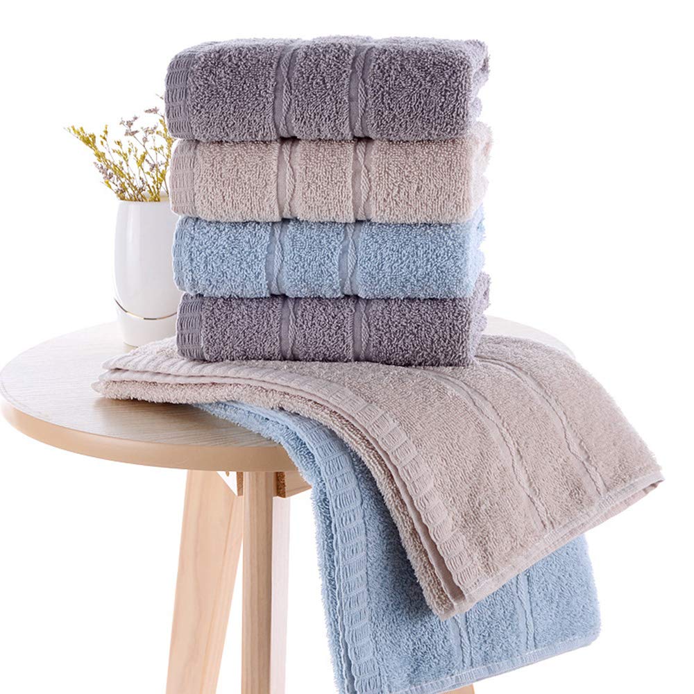 Luxury 3-Piece Cotton Bath Towel Set - Super Absorbent & Soft Hand Towels for Hotel, Spa & Bathroom Use - Perfect for Home, Gym & Travel